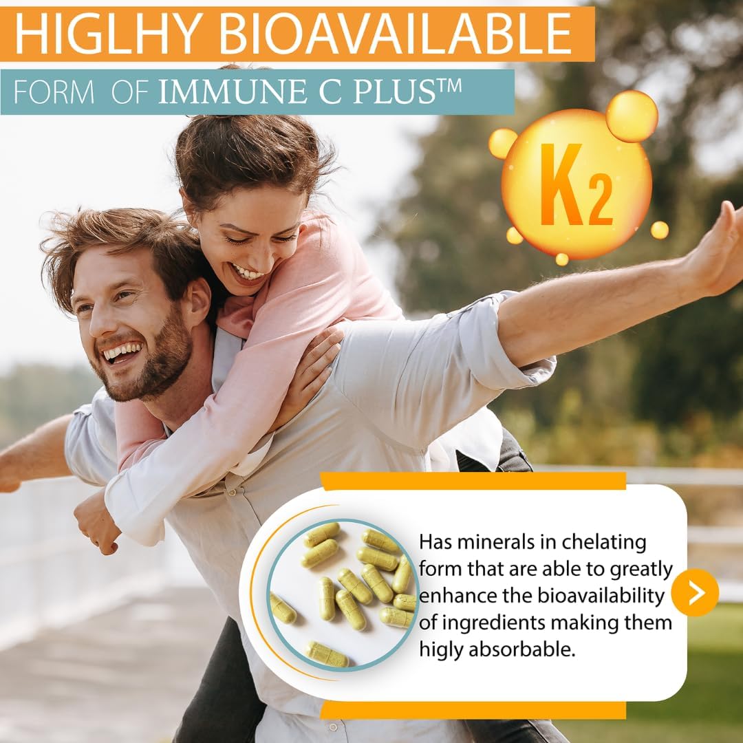 Immune Boosting Supplement with Quercetin, Vitamin C, Zinc, and Vitamin D3 - 60 Count