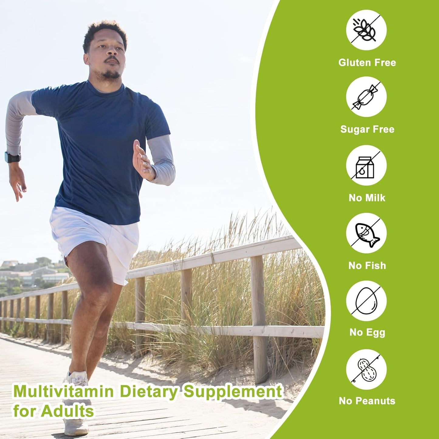 Immune Health Adult Multivitamin with NAD+ 200mg Capsules for Women and Men - Anti Aging Supplement