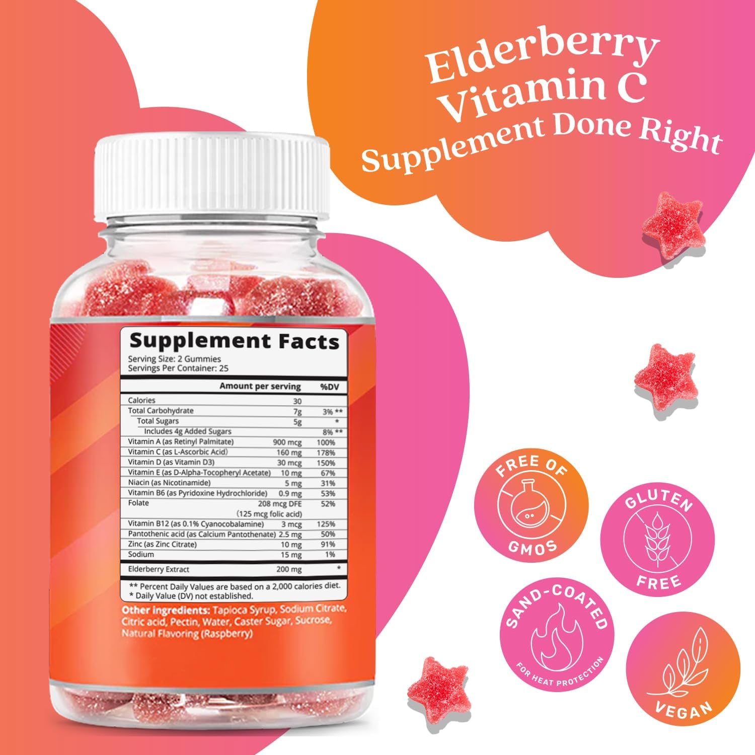 Immune Support Bundle: BeLive Elderberry, Vitamin C, and Turmeric for Mobility, Bone Health & Teeth, All-in-One Formula