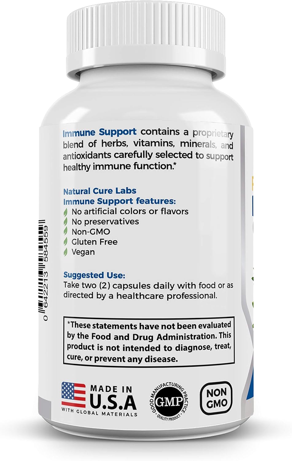Immune Support Bundle: L-Lysine, Monolaurin, and More from Natural Cure Labs