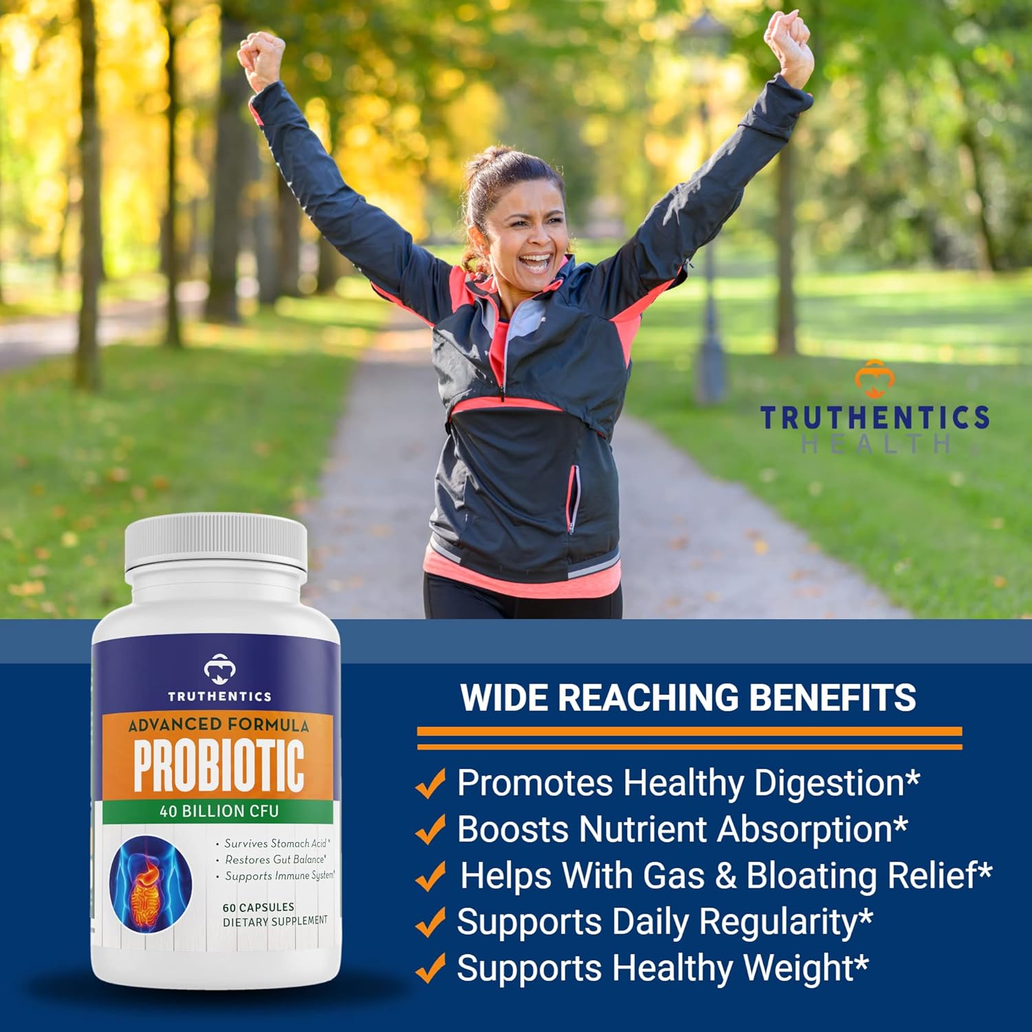 Immune Support Bundle: Truthentics Quercetin, Bromelain, Zinc, and Advanced Probiotic with Prebiotics - Gluten Free & Non-GMO - Respiratory and Digestive Health
