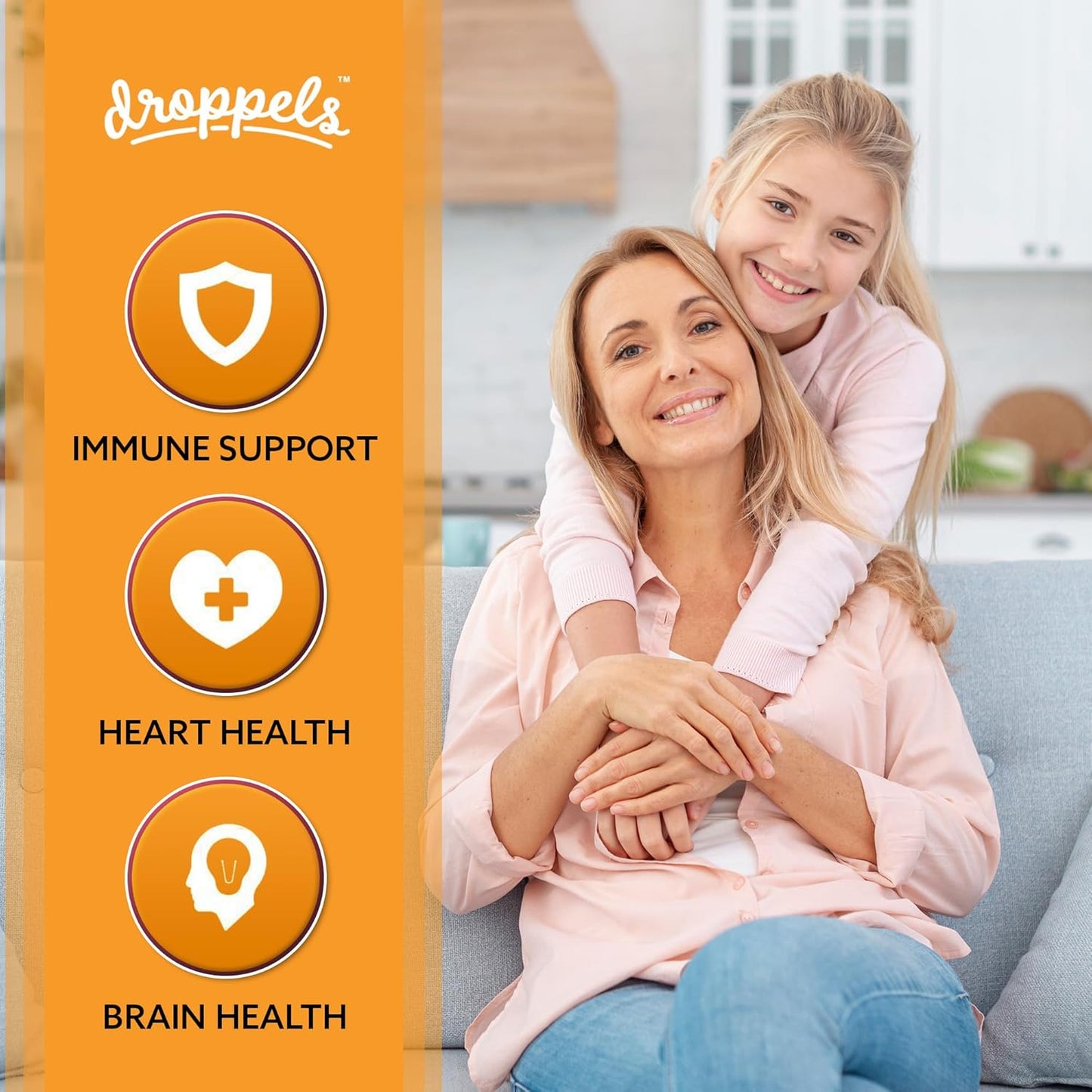 Immune Support Gummies Bundle with Multi Mushroom Extracts & Vitamin C - Vegan Supplement for Immune Health - Mixed Berries & Tangerine Flavors - 2 Pack