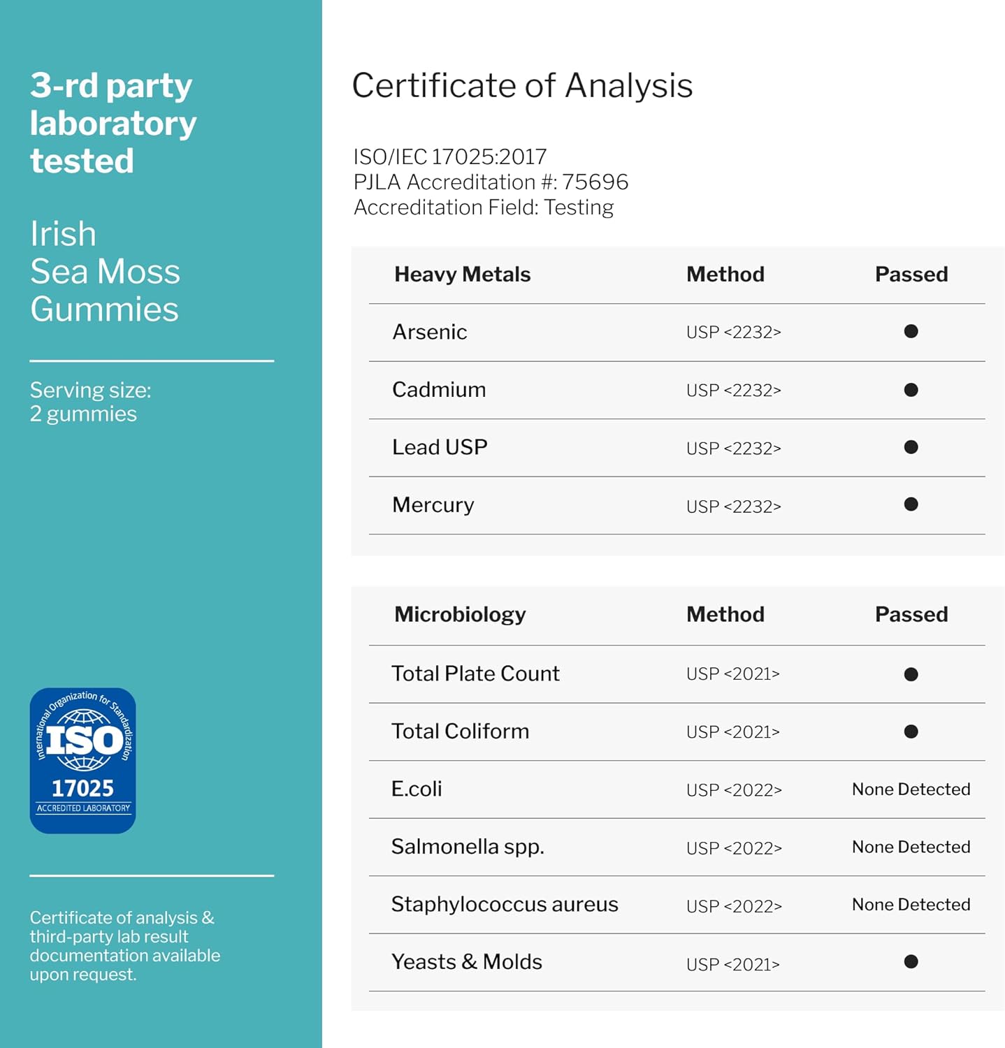 Immune Support Gummies with Sea Moss, Black Seed Oil, and Manuka Honey for Detox and Thyroid Support - 60 Count