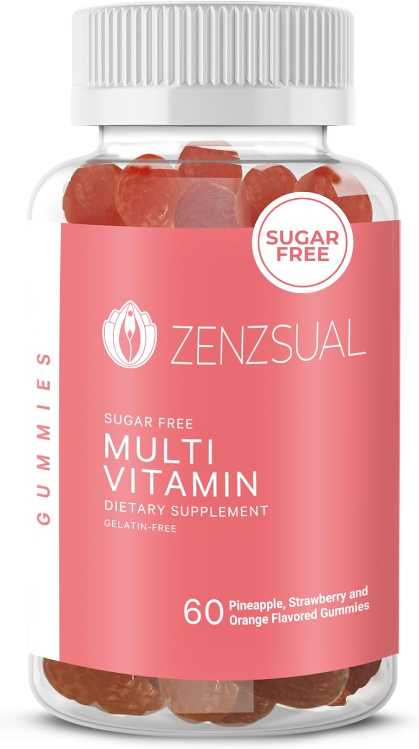 Immune Support Multivitamin Gummies for Adults - Vitamin C, Biotin, Zinc - Tasty, Sugar-Free - 60 Flavored Gummies for Daily Wellness