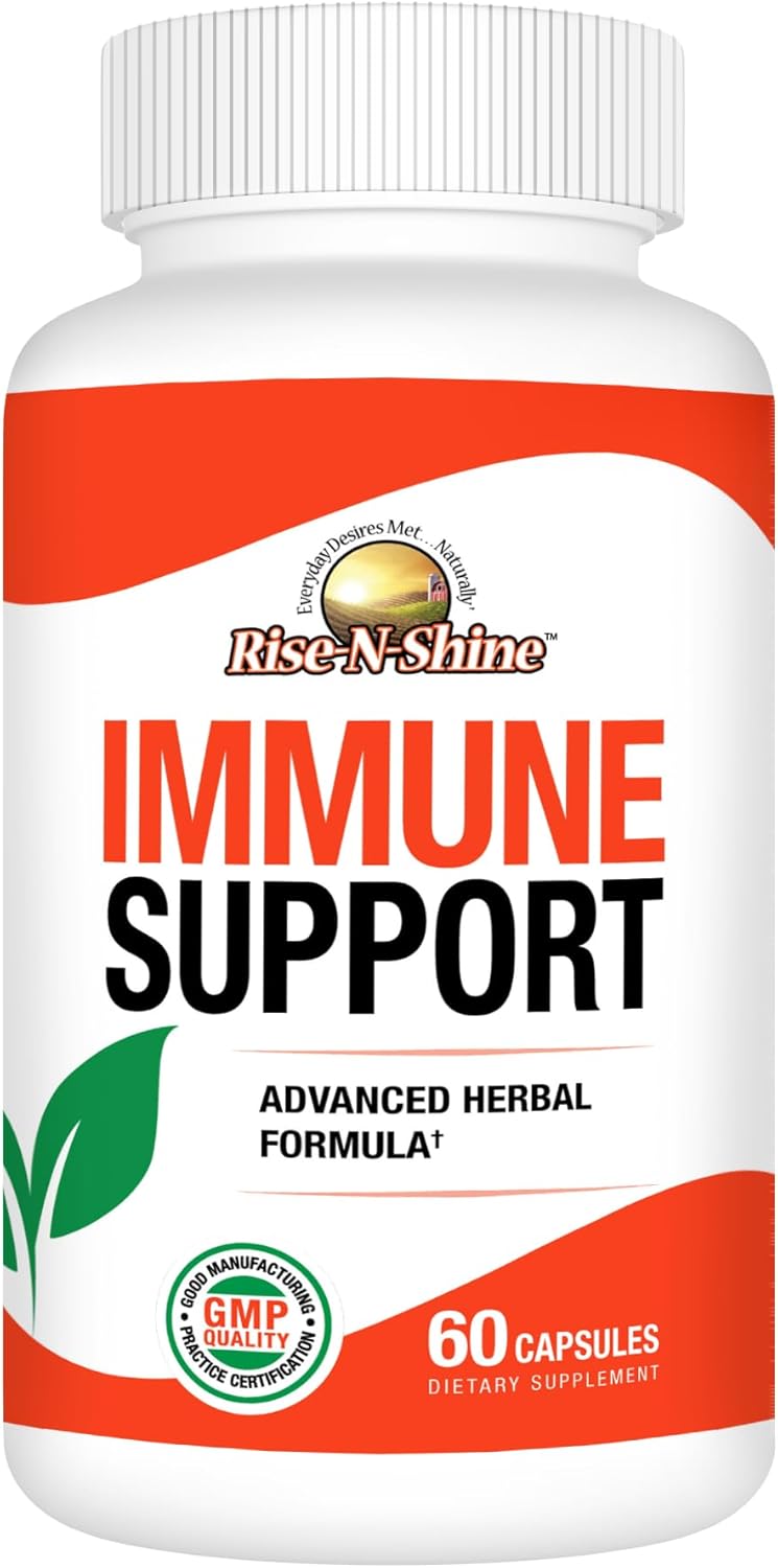 Immune Support Supplement - 60 Count by Rise-N-Shine