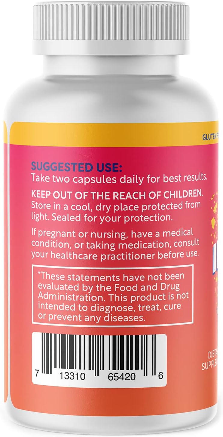 Immune Support Supplement for Adults | Immunity Booster with Vitamin C, Zinc, Elderberry, and D3 | 30 Day Supply | Antioxidant Boost | Non GMO & Gluten-Free