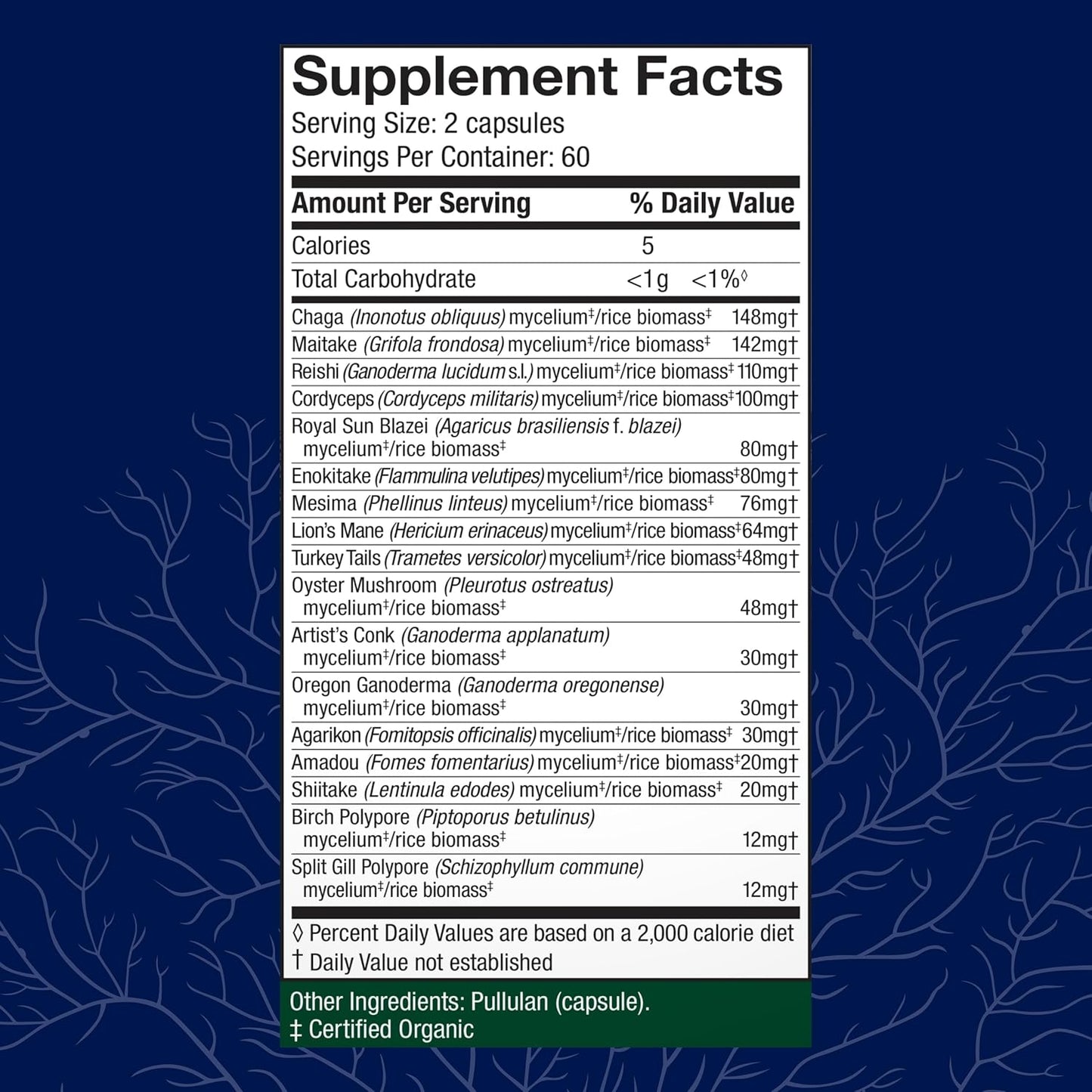 Immune Support Supplement with 17 Mushroom Species - Host Defense MyCommunity Capsules - Herbal Blend with Lion's Mane, Reishi, Chaga, Cordyceps, Turkey Tail - 120 Capsules
