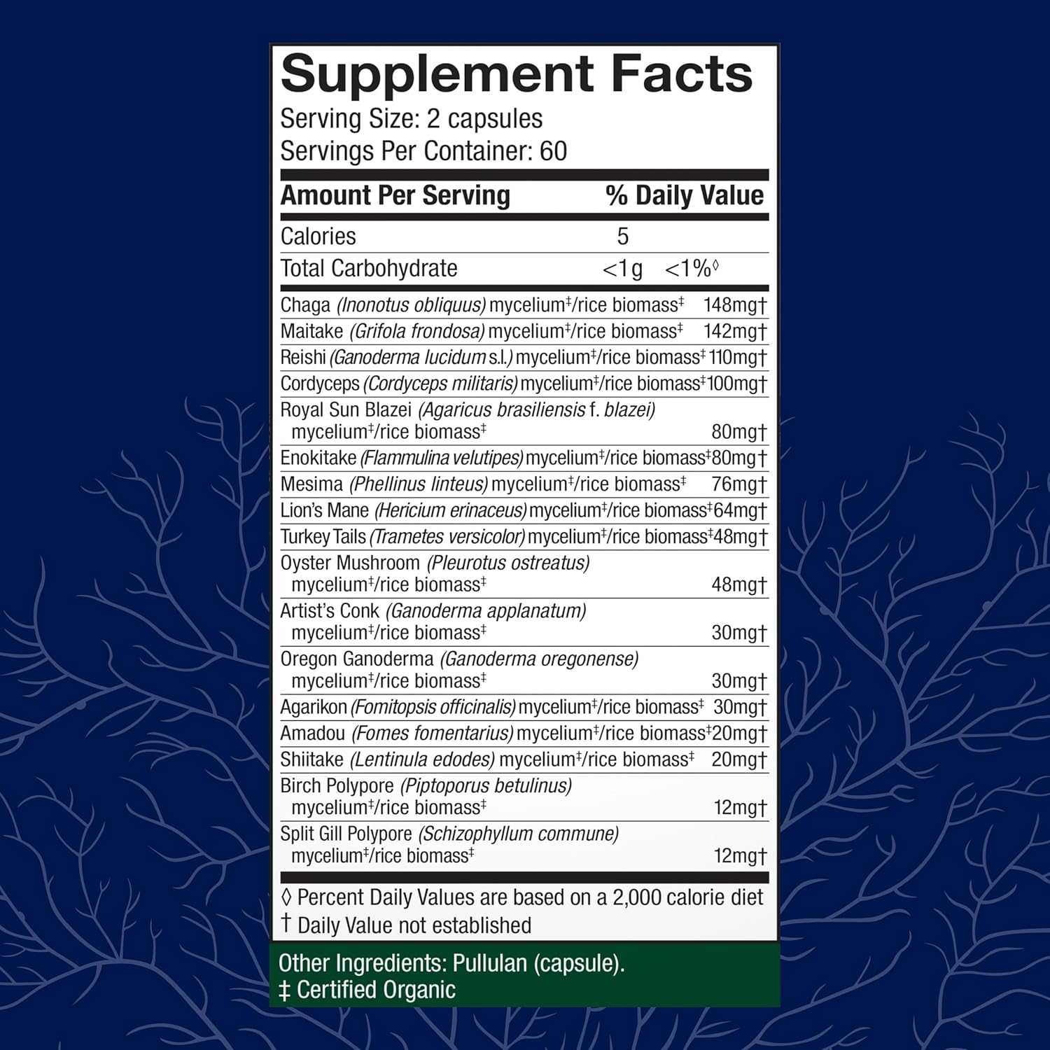 Immune Support Supplement with 17 Mushroom Species - Host Defense MyCommunity Capsules - Herbal Blend with Lion's Mane, Reishi, Chaga, Cordyceps, Turkey Tail - 120 Capsules