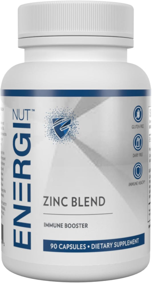 Immune Support Supplement with Zinc, Vitamin A, B-3 & B-6, Marshmellow Root, Dandelion Root Extract & Shiitake Mushroom - 90 Capsules