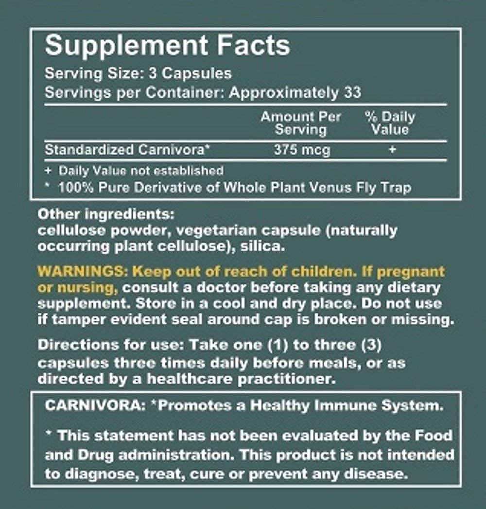 Immune System Support Bundle: Carnivora Vegi Caps + Turmeric for Joint and Digestive Health (2 Bottles)
