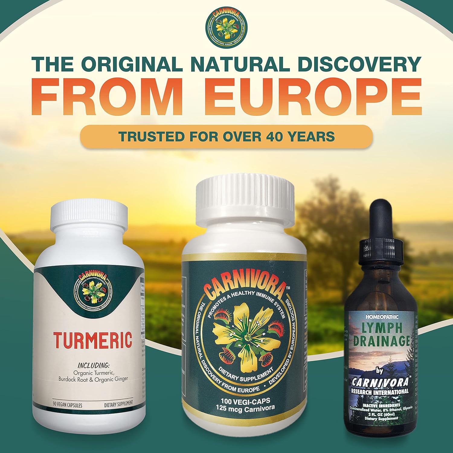Immune System Support Capsules - Vegan, Gluten-Free Carnivora Vegi-Caps (100 Capsules)
