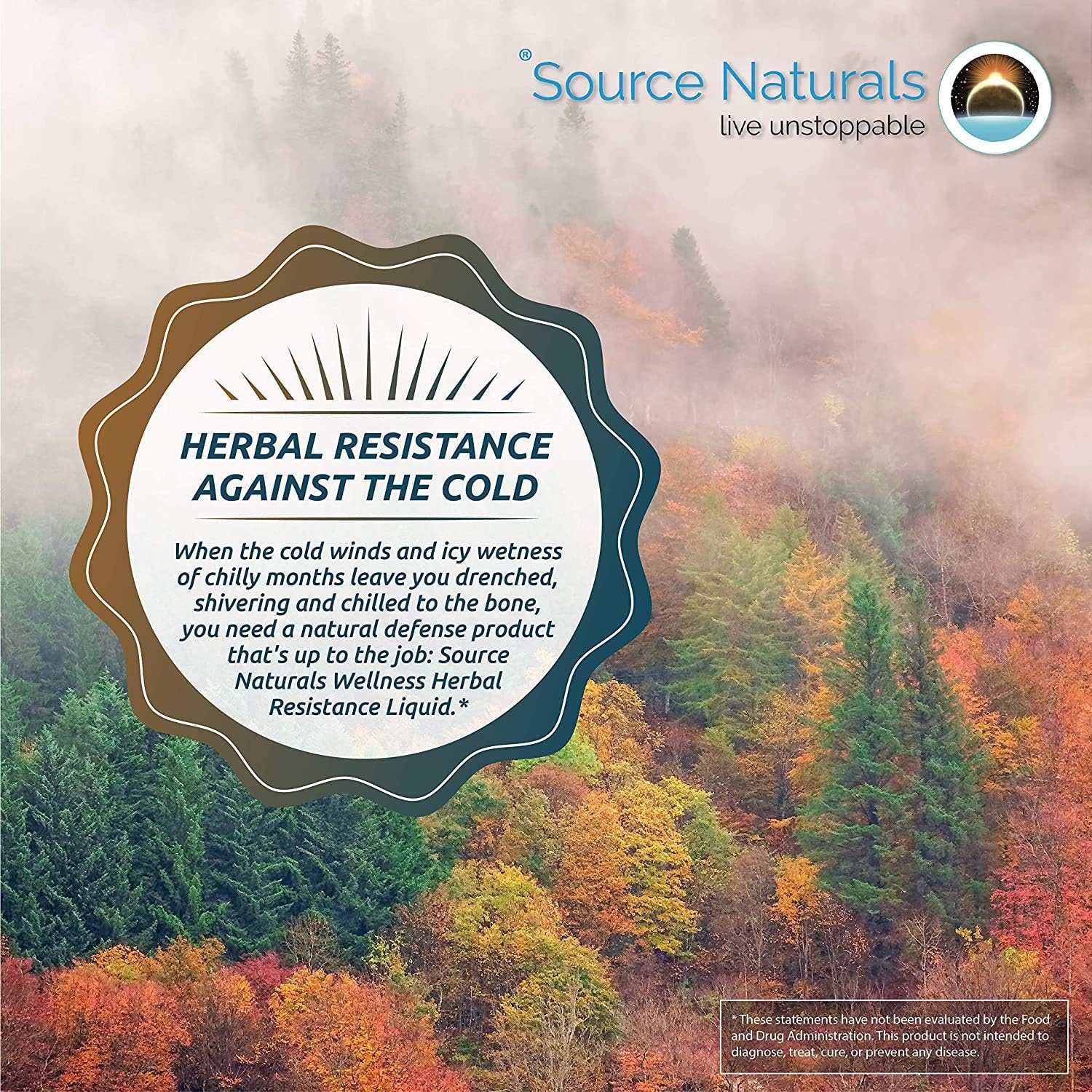 Immune System Support Liquid with Echinacea, Coptis & Yin Chiao - 8 Fluid oz - Source Naturals Herbal Resistance