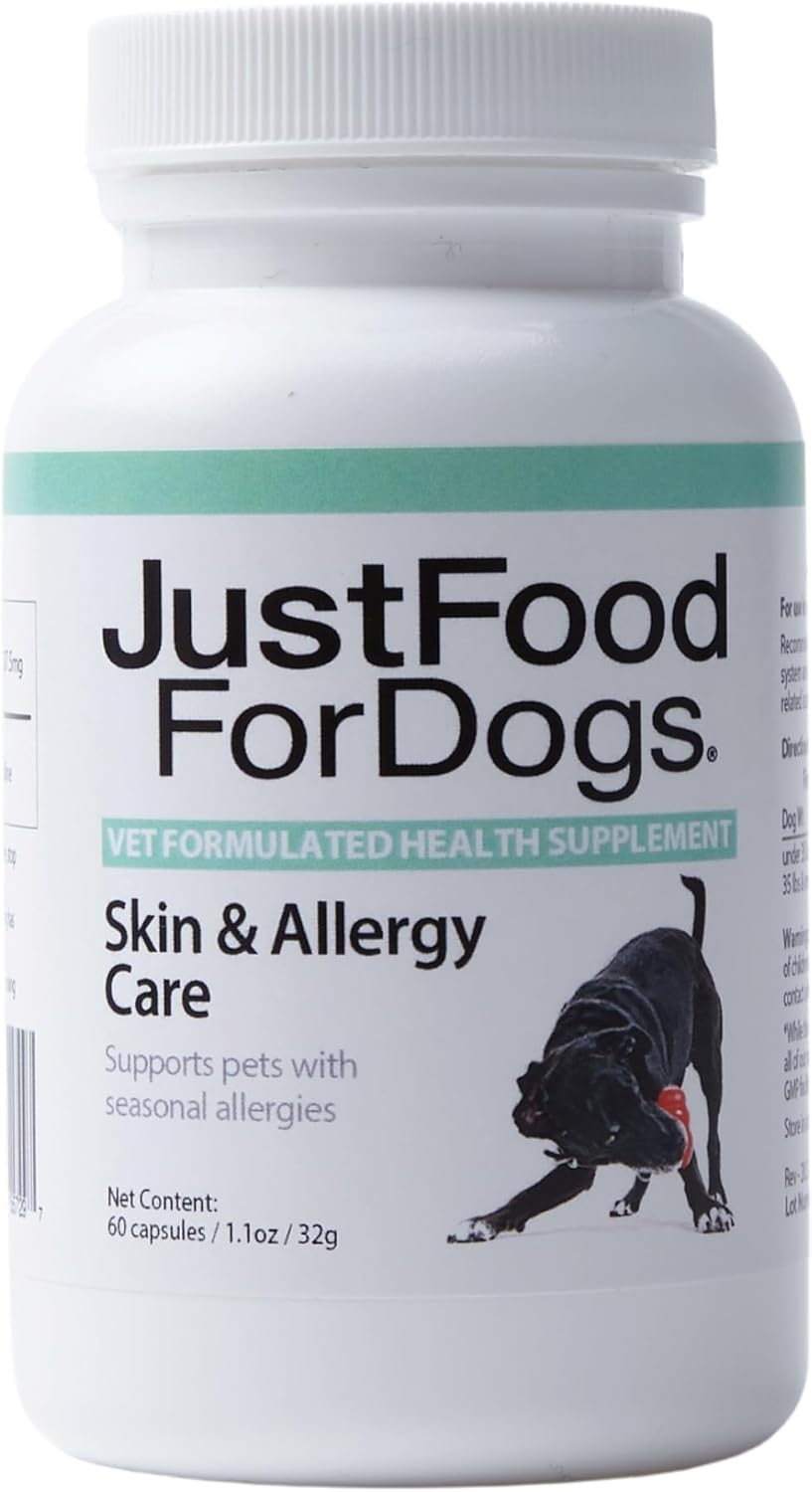 Immune System Support Supplement for Dogs with Allergies - 60 Count