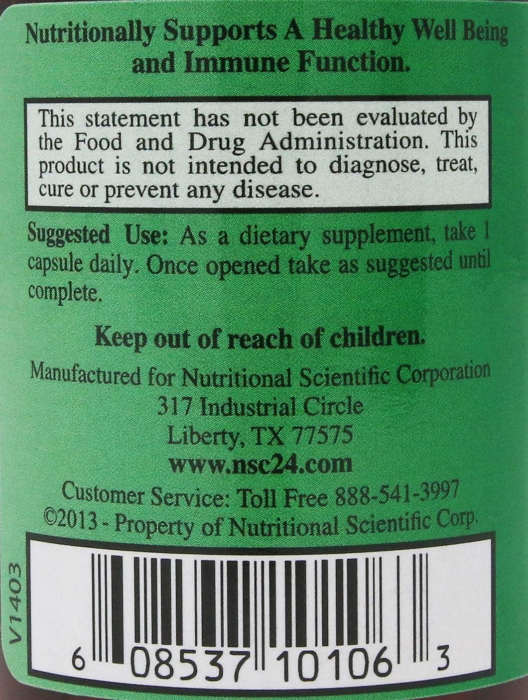 Immunition NSC 100 Extra Strength MG Beta Glucan Supplement - 60 Count (3 Pack) for Nutritional Support
