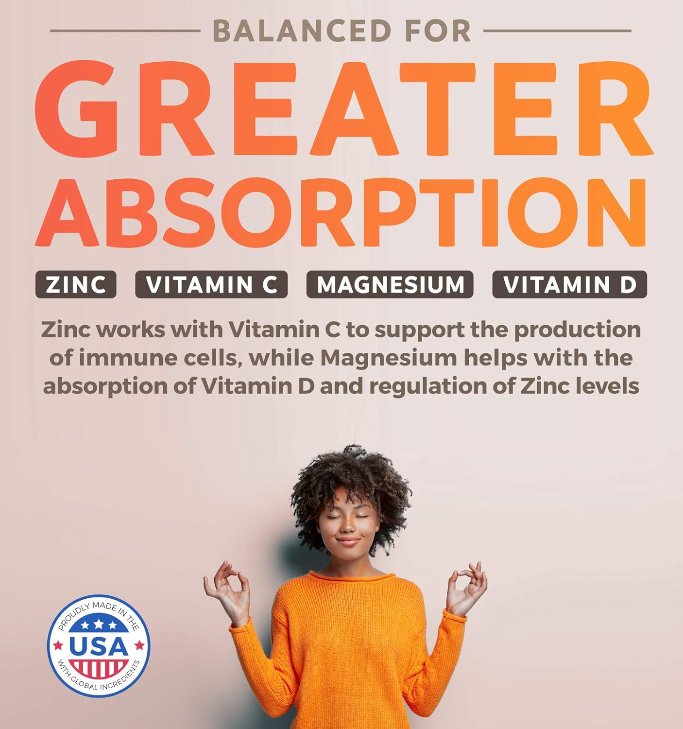 Immunity Boost Supplement with Elderberry, Vitamin C, Zinc, Magnesium, and Vitamin D - 3 Months Supply