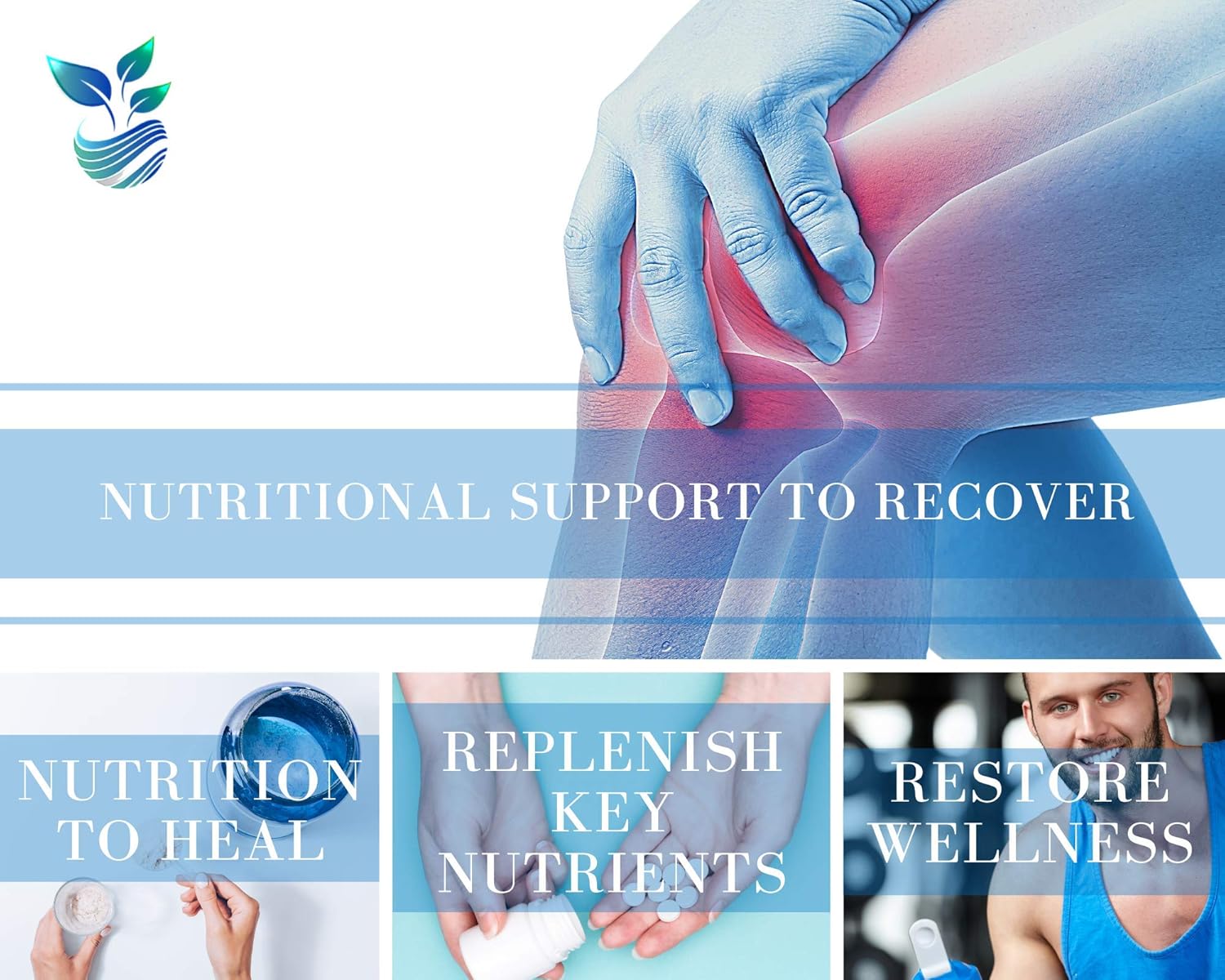 Immunity-Boosting Nutraheal Supplement with Vitamin D3, Calcium HMB, Zinc & Bromelain - 120 Capsules for Post-Surgery Recovery & Sports Injuries