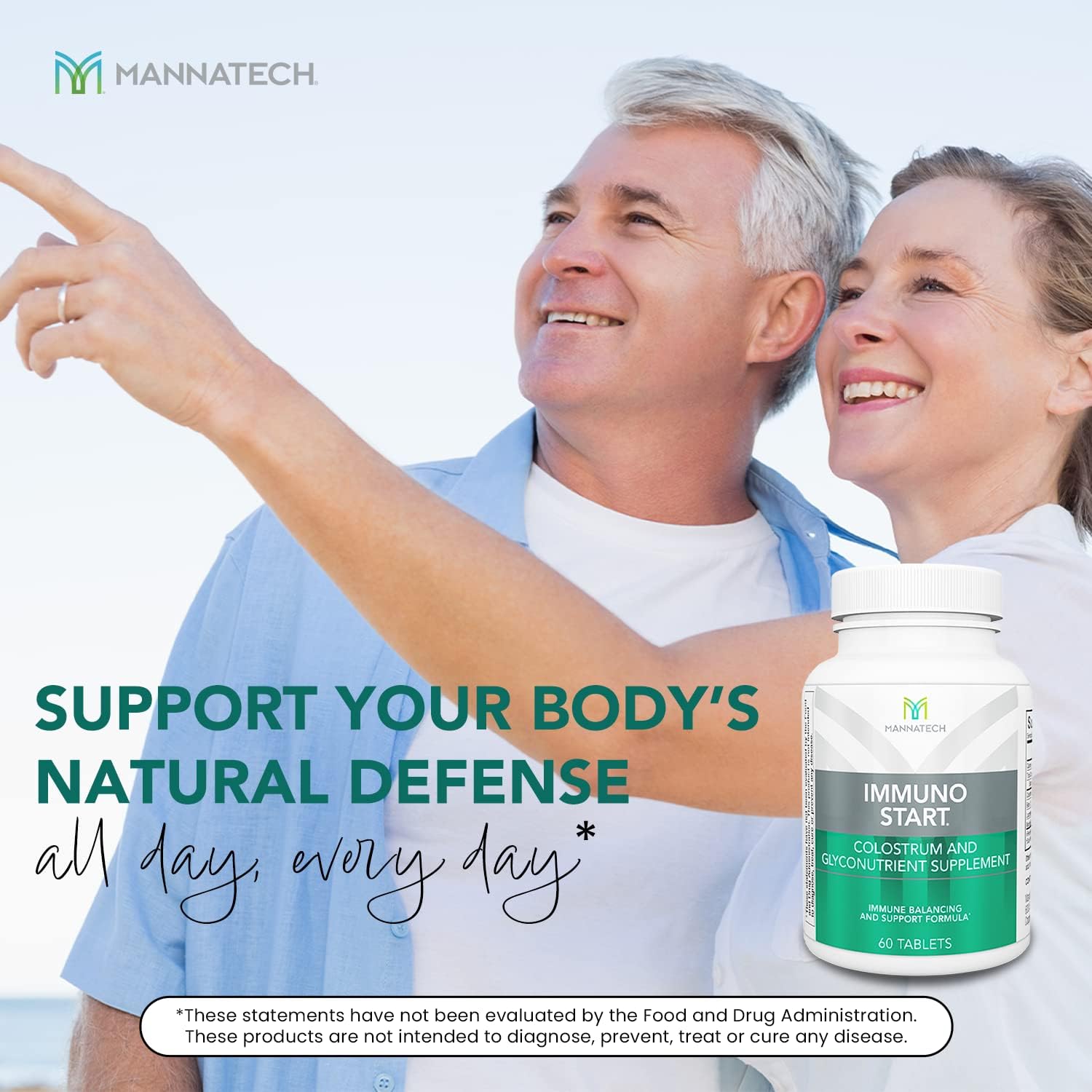 ImmunoSTART Supplement for Immune Balance and Support - 60 Tablets by Mannatech