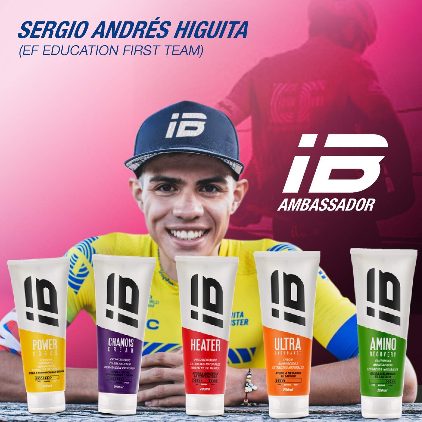 INBIKE Cream IB Performance Amino Recovery for Quick Muscle Recovery - 200 ml Bottle