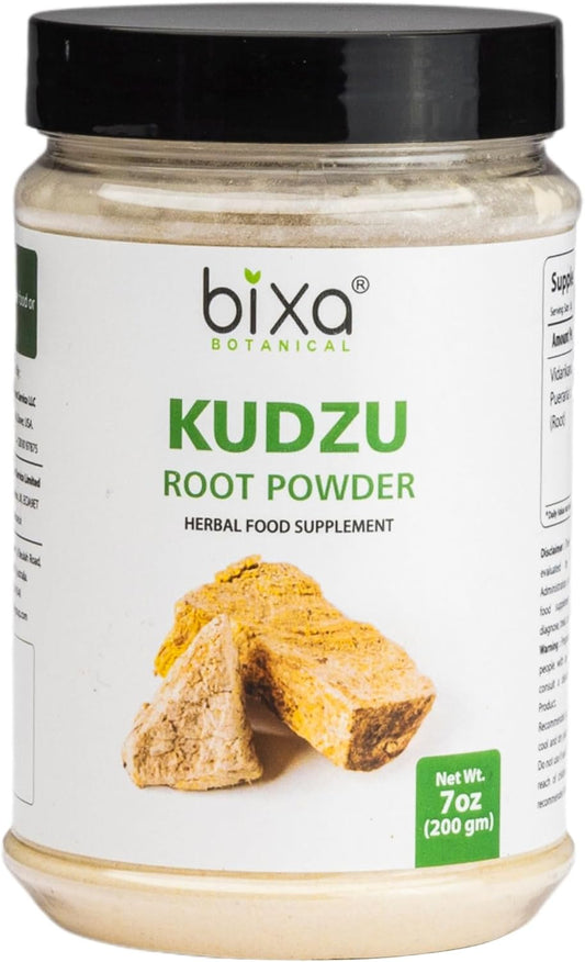 Indian Kudzu Root Powder 7 Oz - Ayurvedic Herbal Supplement for Muscle Mass & Strength, Pure Premium Quality from bixa BOTANICAL