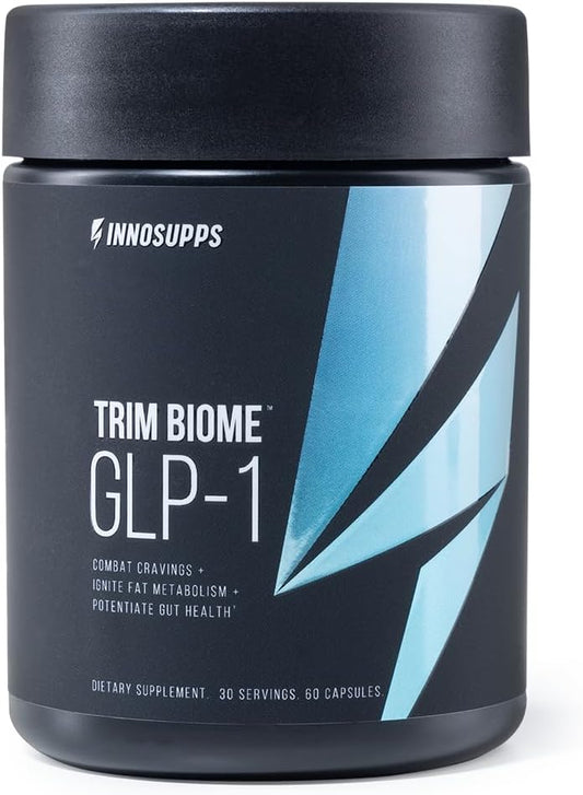 InnoSupps Trim Biome™ GLP-1: Slimming Formula Prebiotic + Probiotic + Postbiotic - 60 Capsules