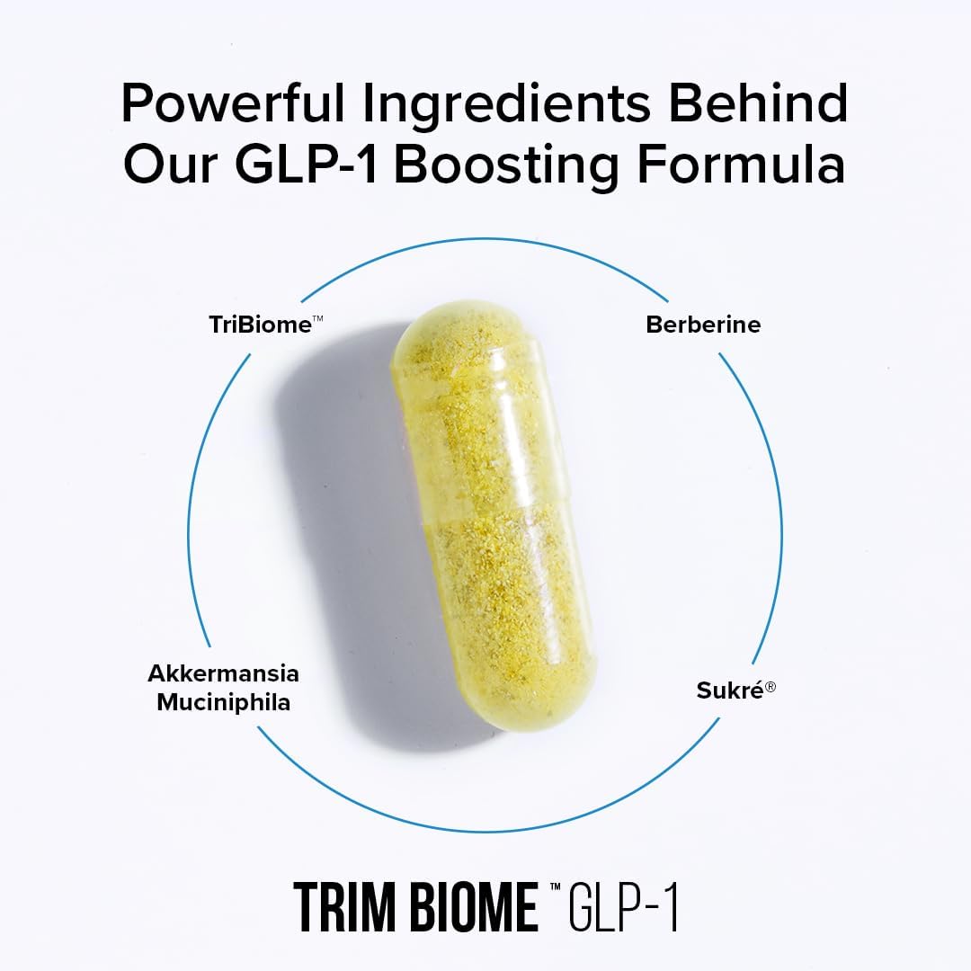 InnoSupps Trim Biome™ GLP-1: Slimming Formula Prebiotic + Probiotic + Postbiotic - 60 Capsules