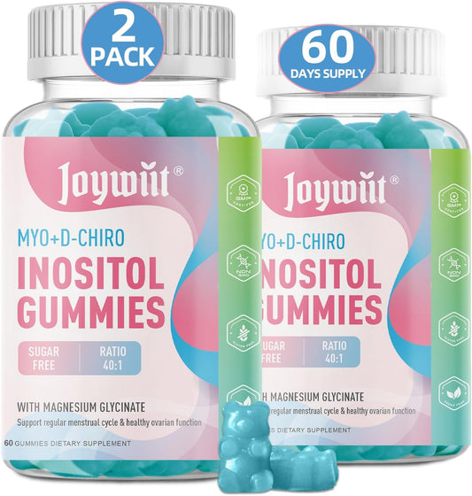 Inositol Gummies for Women with Magnesium - Fertility & Hormone Balance Support - 120CT