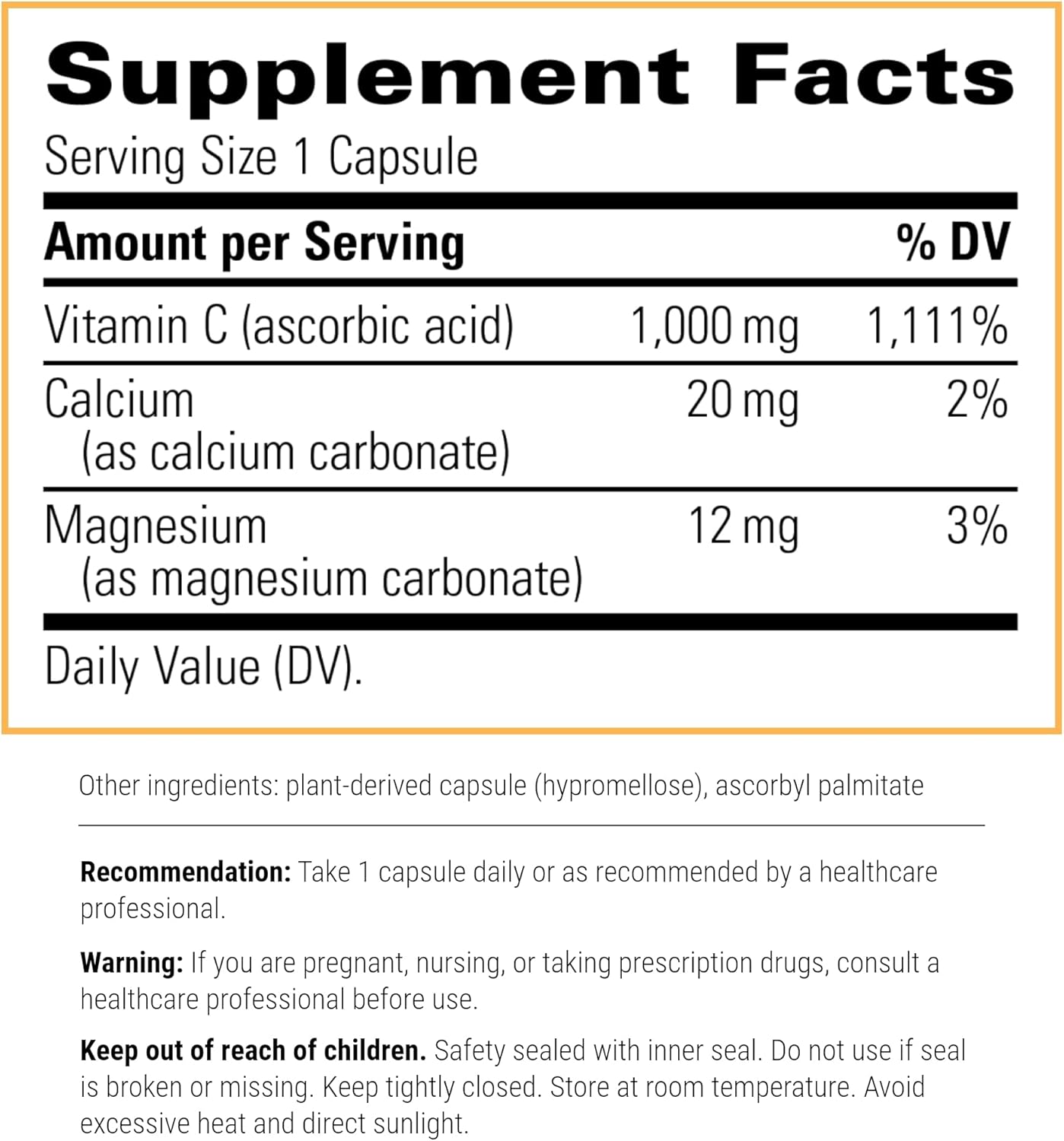 Integrative Therapeutics Buffered Vitamin C Capsules 1,000 mg - Immune & Antioxidant Support - Gentle Gluten-Free Formula - 60 Vegan Capsules