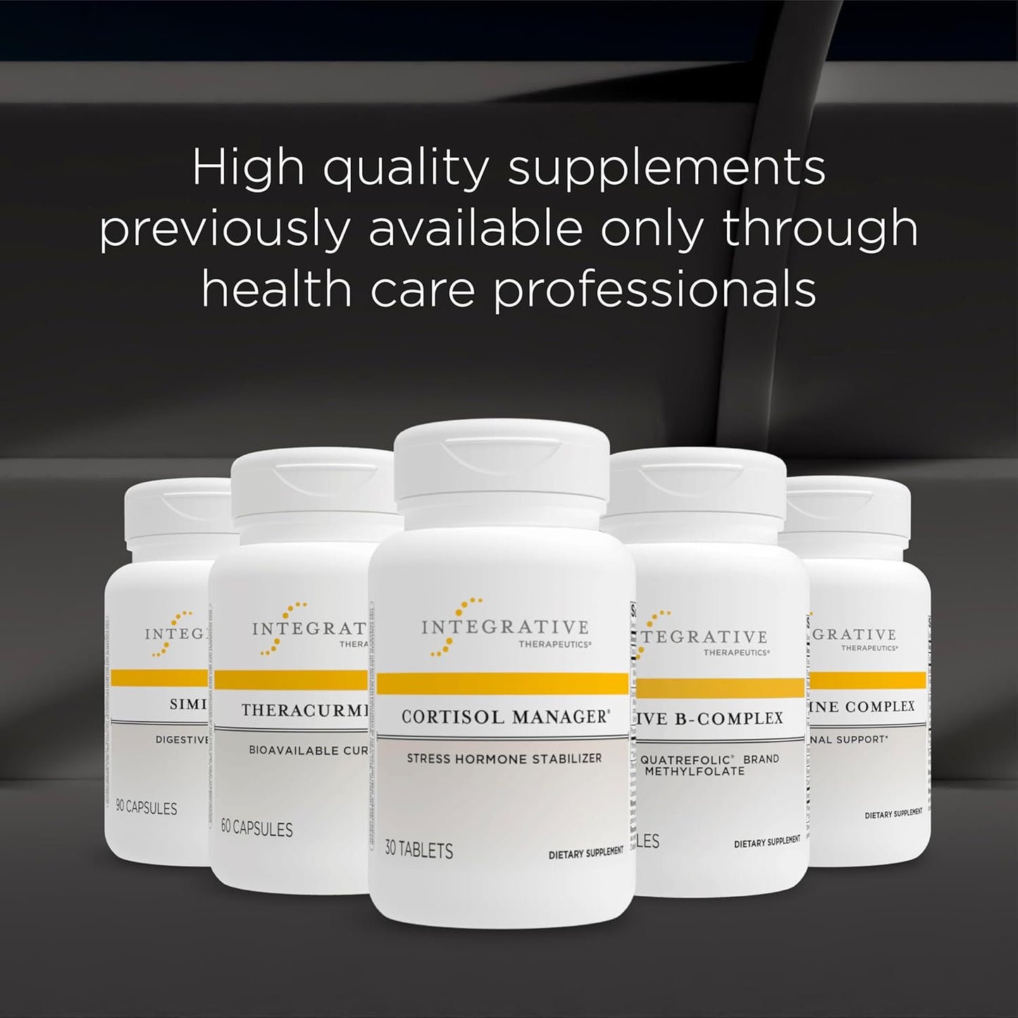 Integrative Therapeutics Cortisol Manager Supplement - Ashwagandha & L-Theanine - Promotes Relaxation & Calm - 30 Tablets