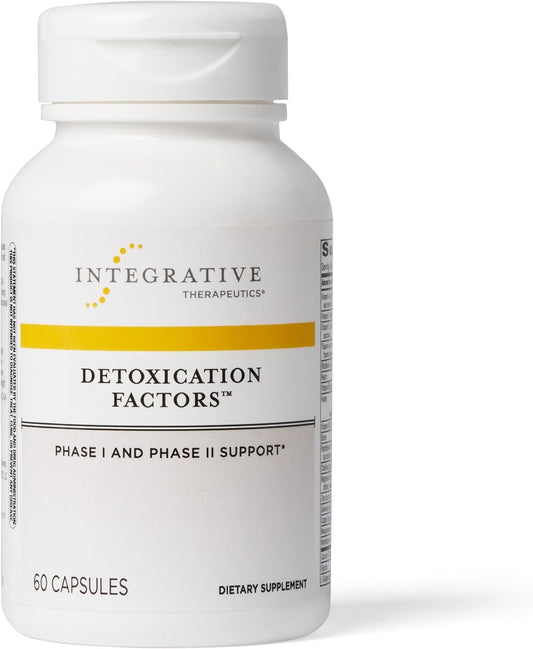 Integrative Therapeutics Detoxication Factors - 60 Capsules for Phase I and II Detox Support