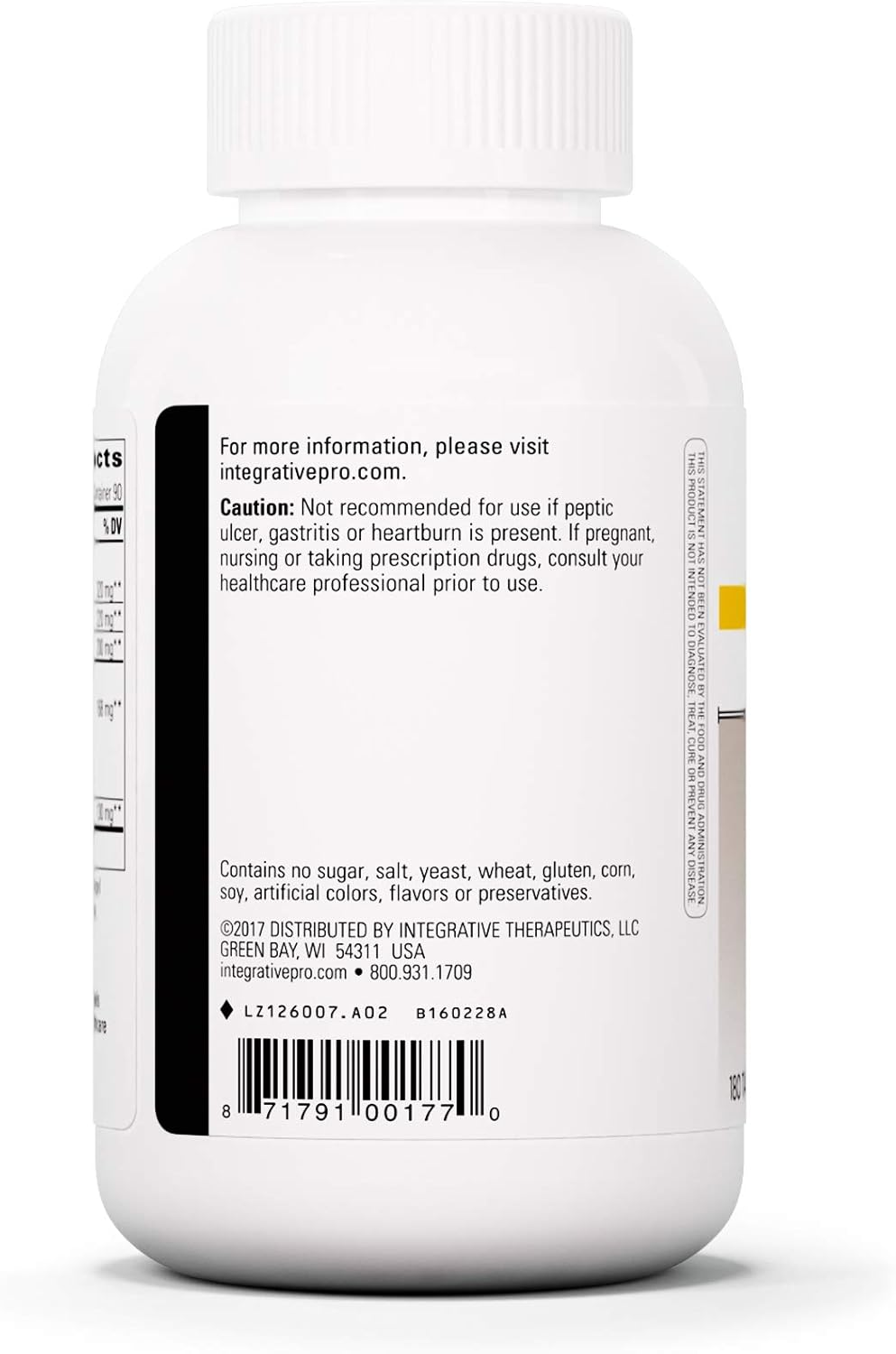 Integrative Therapeutics Panplex 2-Phase - Digestive Enzyme Supplement for Stomach and Intestinal Health - 180 Tablets