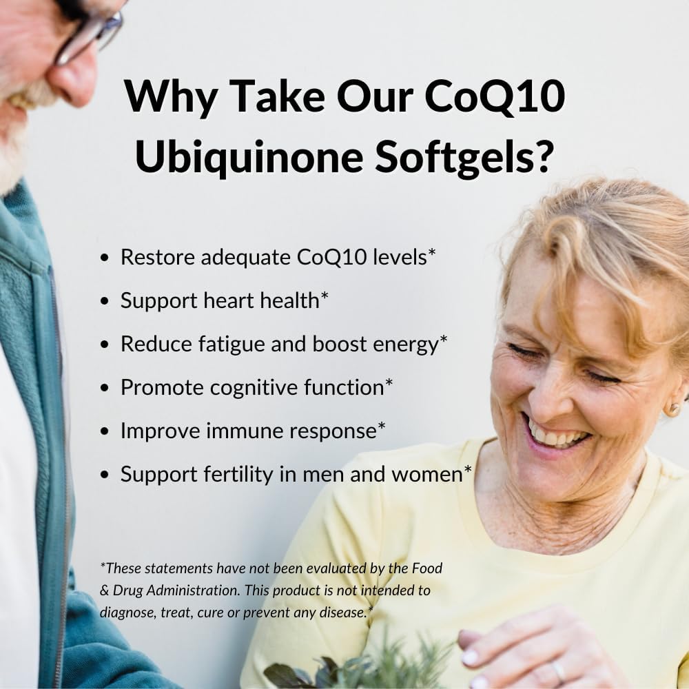 Intelligent Labs CoQ10 Ubiquinone Softgels 200mg | Enhanced Absorption with MCT Oil | 120 Servings, 4 Months Supply | Non-GMO