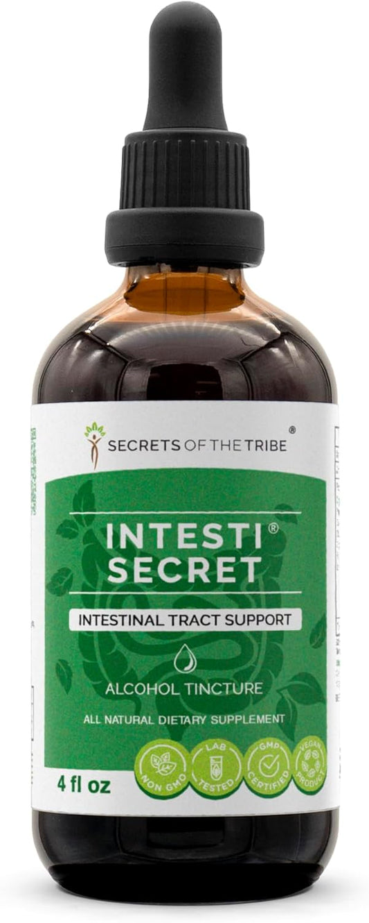 Intesti Secret Herbal Supplement Drops - Intestinal Tract Support Liquid Extract (4 fl oz)