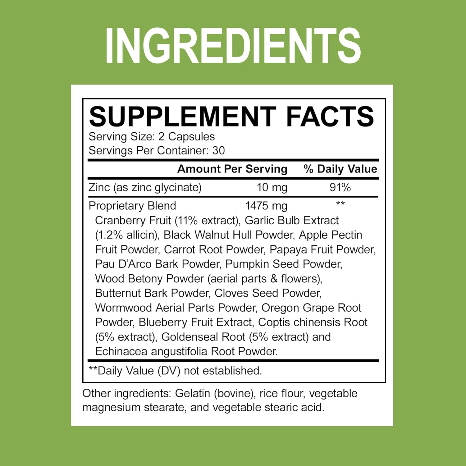 Intestinal Detox Support Supplement for Adults - Herbal Gut Health Formula with Wormwood, Black Walnut, and Cloves - 60 Capsules