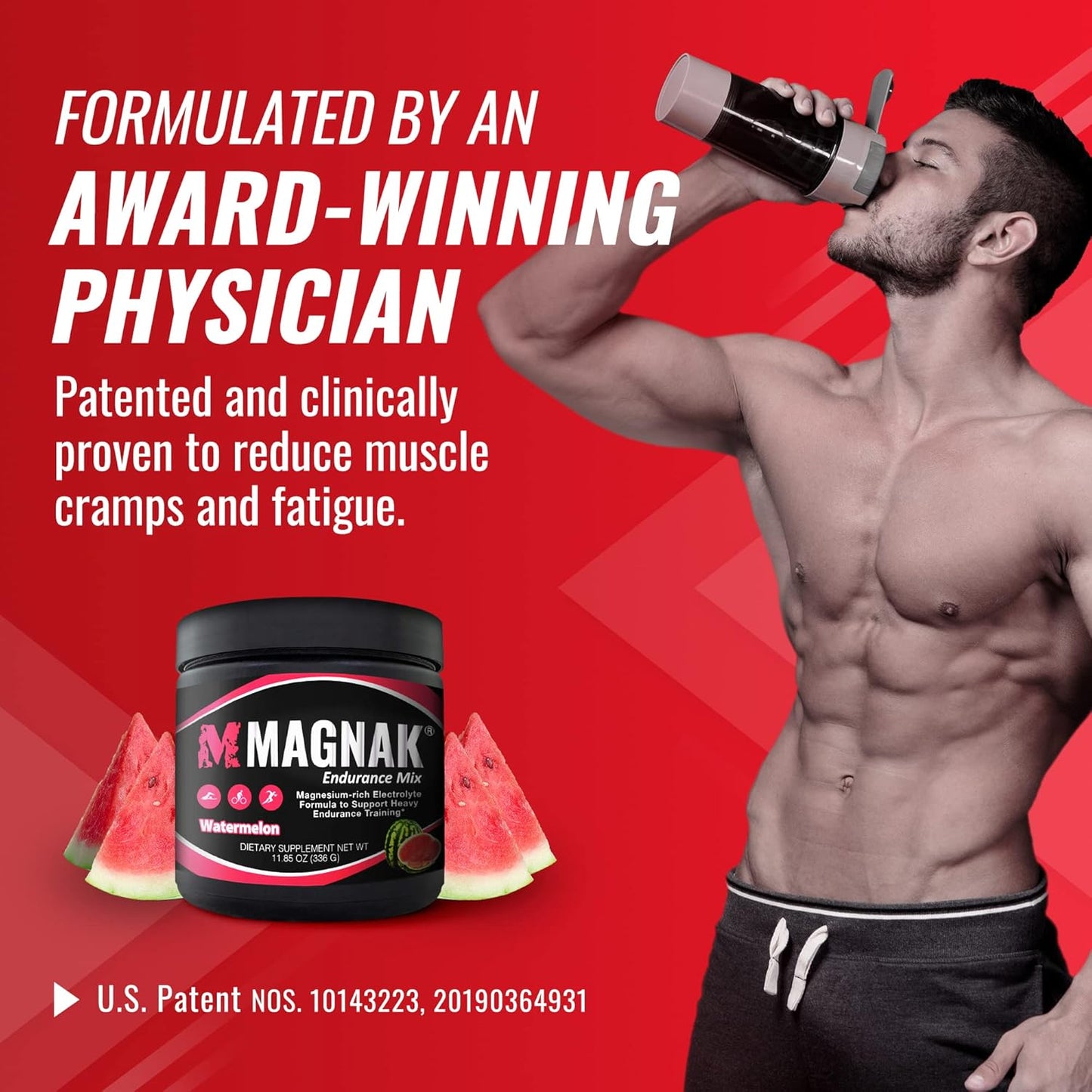 Iron Cowboy MagNaK Speed Sauce Electrolyte Powder Mix - Recovery & Energy Drink for Workouts, Sports & Training, Gluten Free Watermelon Flavor 11.4 oz