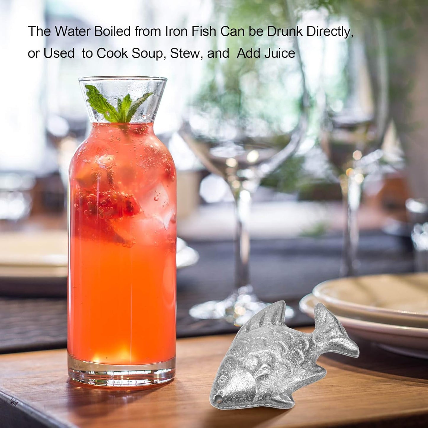 Iron Fish Cooking Tool for Iron Deficiency, Vegetarians, Pregnant Women, Children - Mother's Day Gift