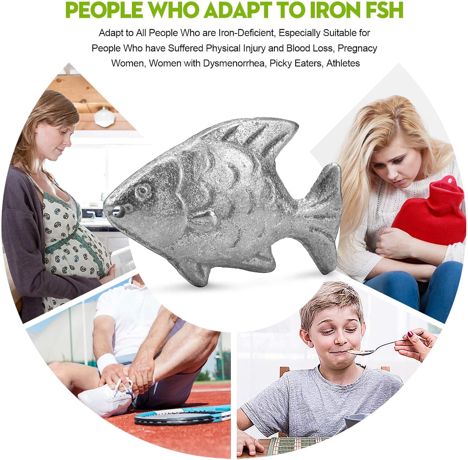 Iron Fish Cooking Tool for Iron Deficiency, Vegetarians, Pregnant Women, Children - Mother's Day Gift