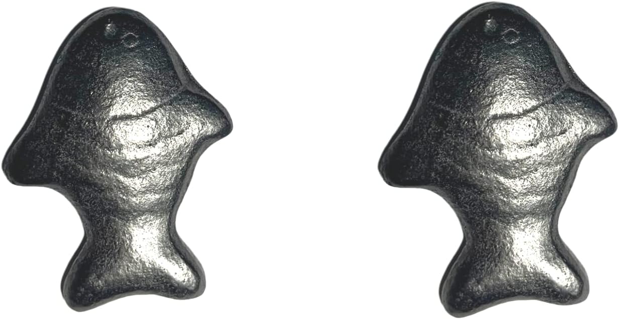 Iron Fish Cooking Tools Set - 2 Pack Iron Fish for Iron Deficiency, Includes Gift Bag - Reduce Risks of Iron Deficiency