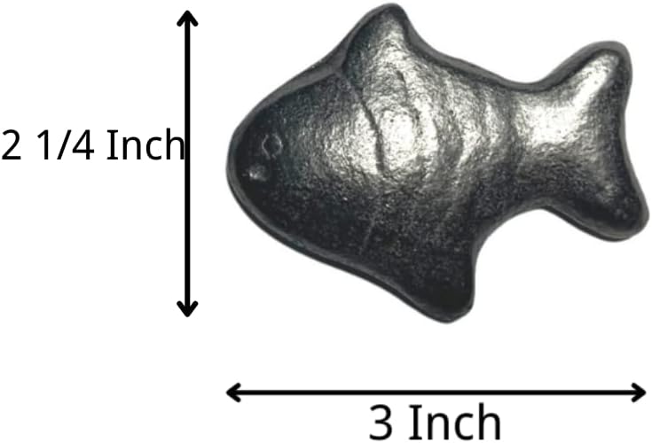 Iron Fish Cooking Tools Set - 2 Pack Iron Fish for Iron Deficiency, Includes Gift Bag - Reduce Risks of Iron Deficiency