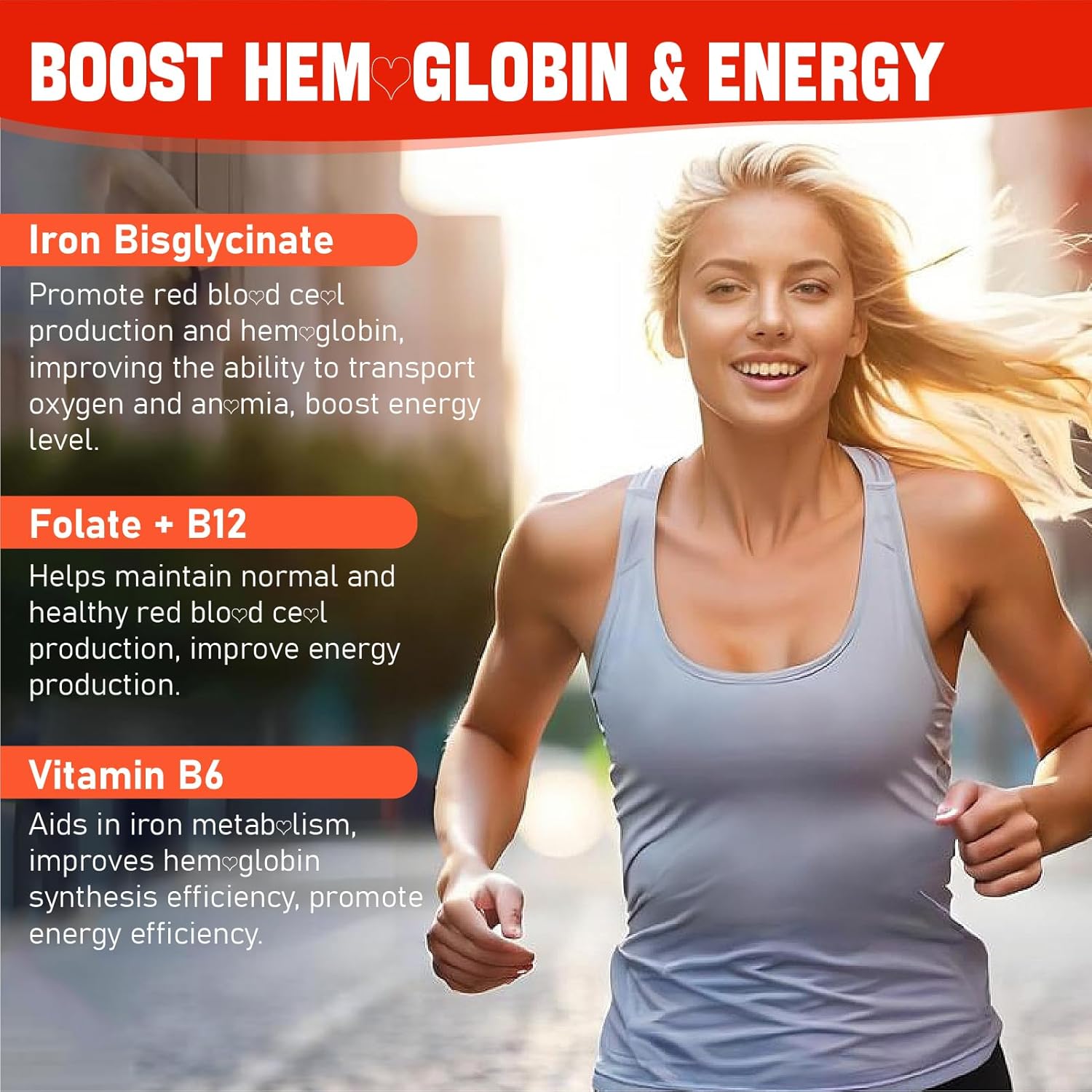Iron Gummies Supplement for Women with Vitamin C, Beet Root, Guava, B6, B12, D3, Folate, Calcium, Zinc, and Turmeric - High Absorption Energy and Immune Support for Iron Deficiency