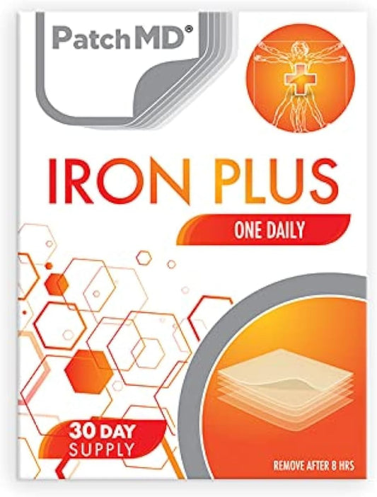 Iron Plus Topical Patches - 30 Day Supply by PatchMD