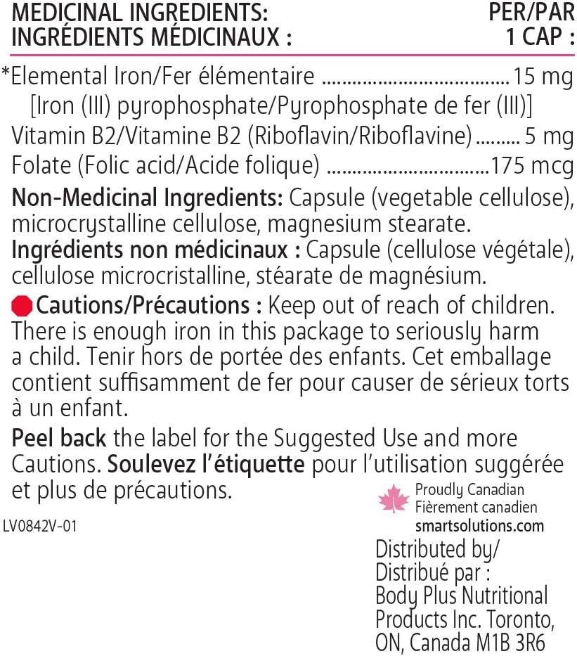 Ironsmart by Lorna Vanderhaeghe: Smart Solutions for Iron Deficiency, 60 CT