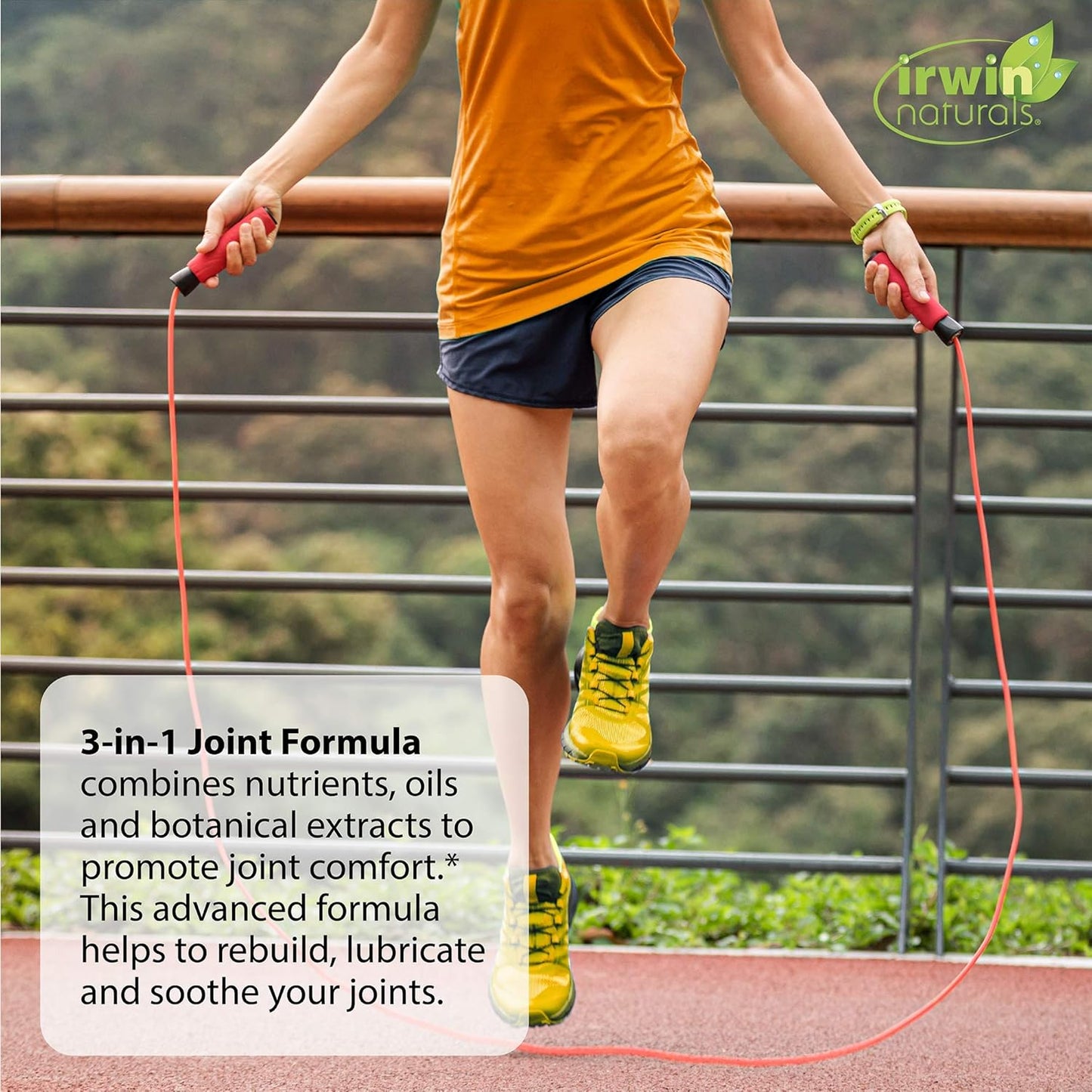Irwin Naturals 3-in-1 Joint Formula Softgels - Glucosamine, Chondroitin, MSM Supplement Bundle - 90 Softgels with Pill Case - Natural Joint Health Support