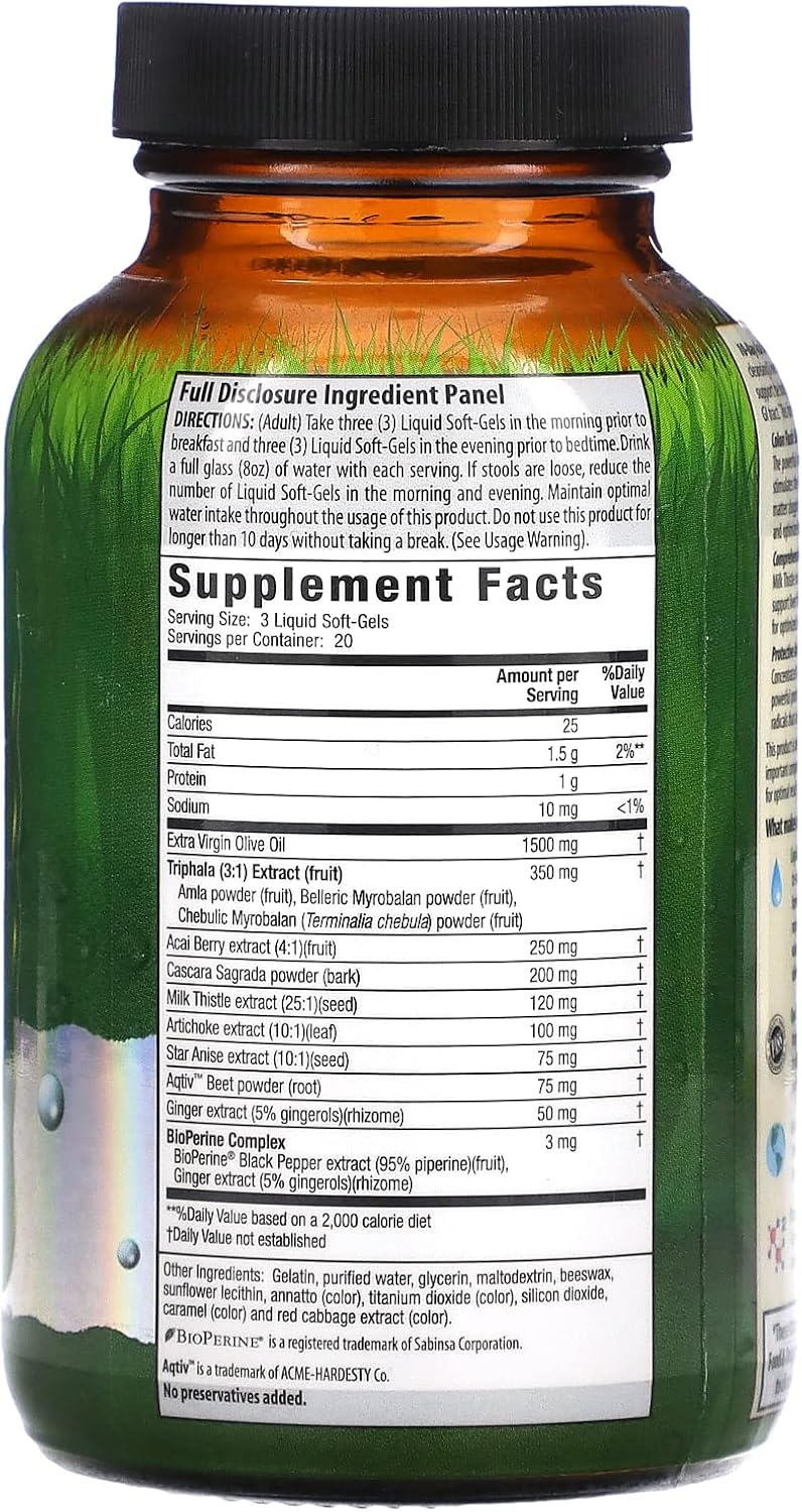 Irwin Naturals Acai Berry Super Cleanse 10-Day Detox Supplement - 60 Softgels