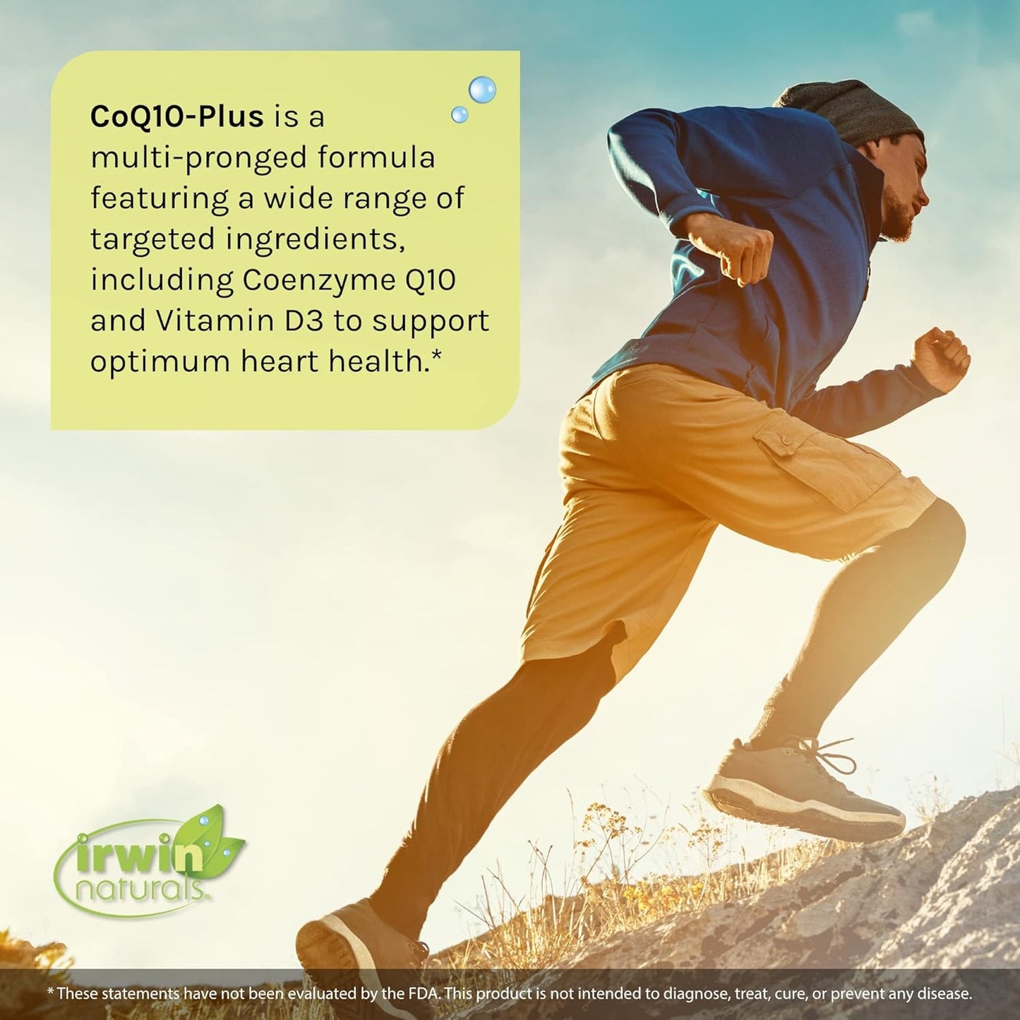 Irwin Naturals CoQ10-Plus with Chia Seed Oil for Optimal Heart Health - 60 Liquid Soft-Gels