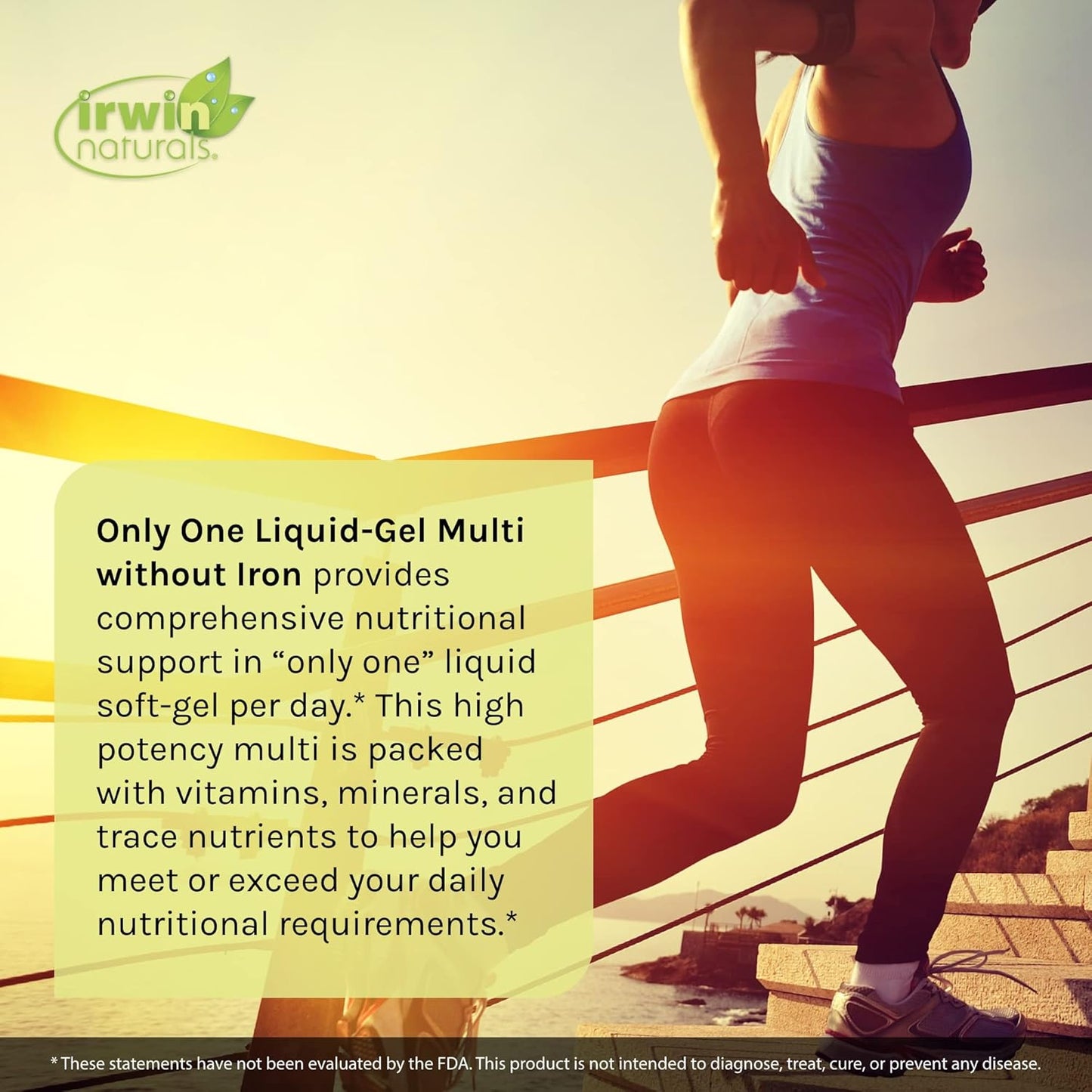 Irwin Naturals Only One Liquid-Gel Multi - 60 Softgels - Daily Essential Vitamins, Minerals, Antioxidants & Omega-3