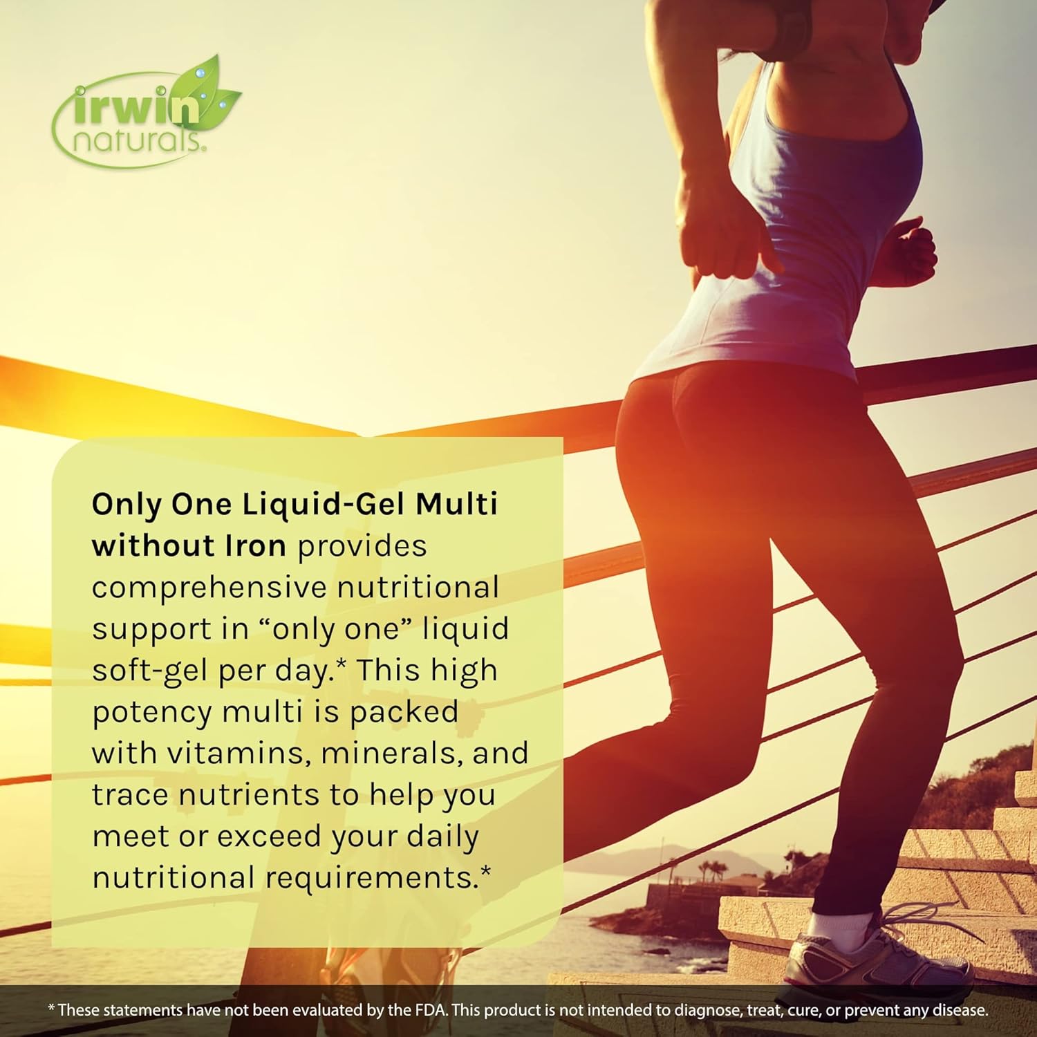 Irwin Naturals Only One Liquid-Gel Multi - 60 Softgels - Daily Essential Vitamins, Minerals, Antioxidants & Omega-3