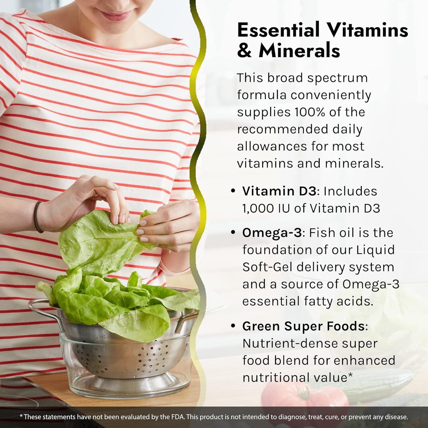 Irwin Naturals Only One Liquid-Gel Multi - 60 Softgels - Daily Essential Vitamins, Minerals, Antioxidants & Omega-3