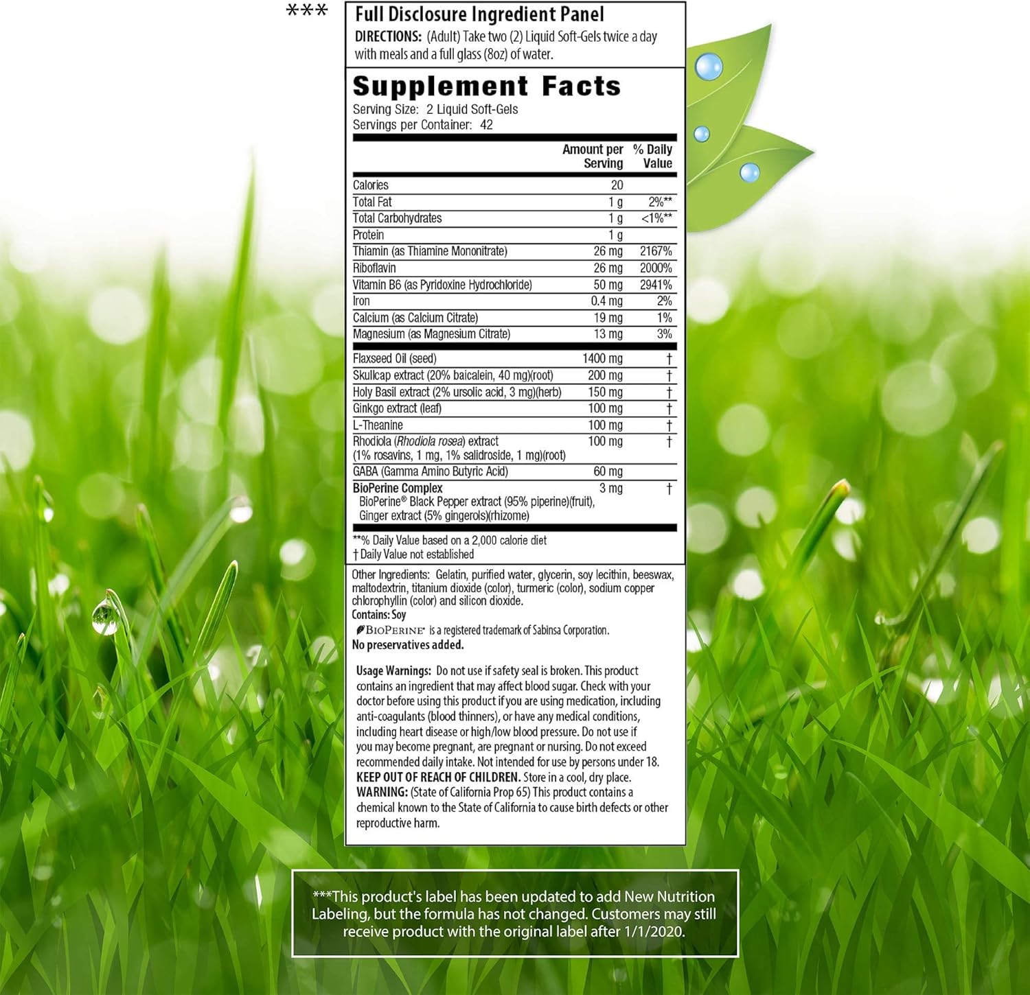 Irwin Naturals Stress-Defy Softgels - 84 Count - Natural Stress Relief Supplement
