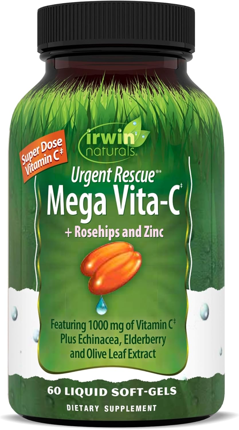 Irwin Naturals Vita C Plus Urgent Rescue Softgels - 60 Count
