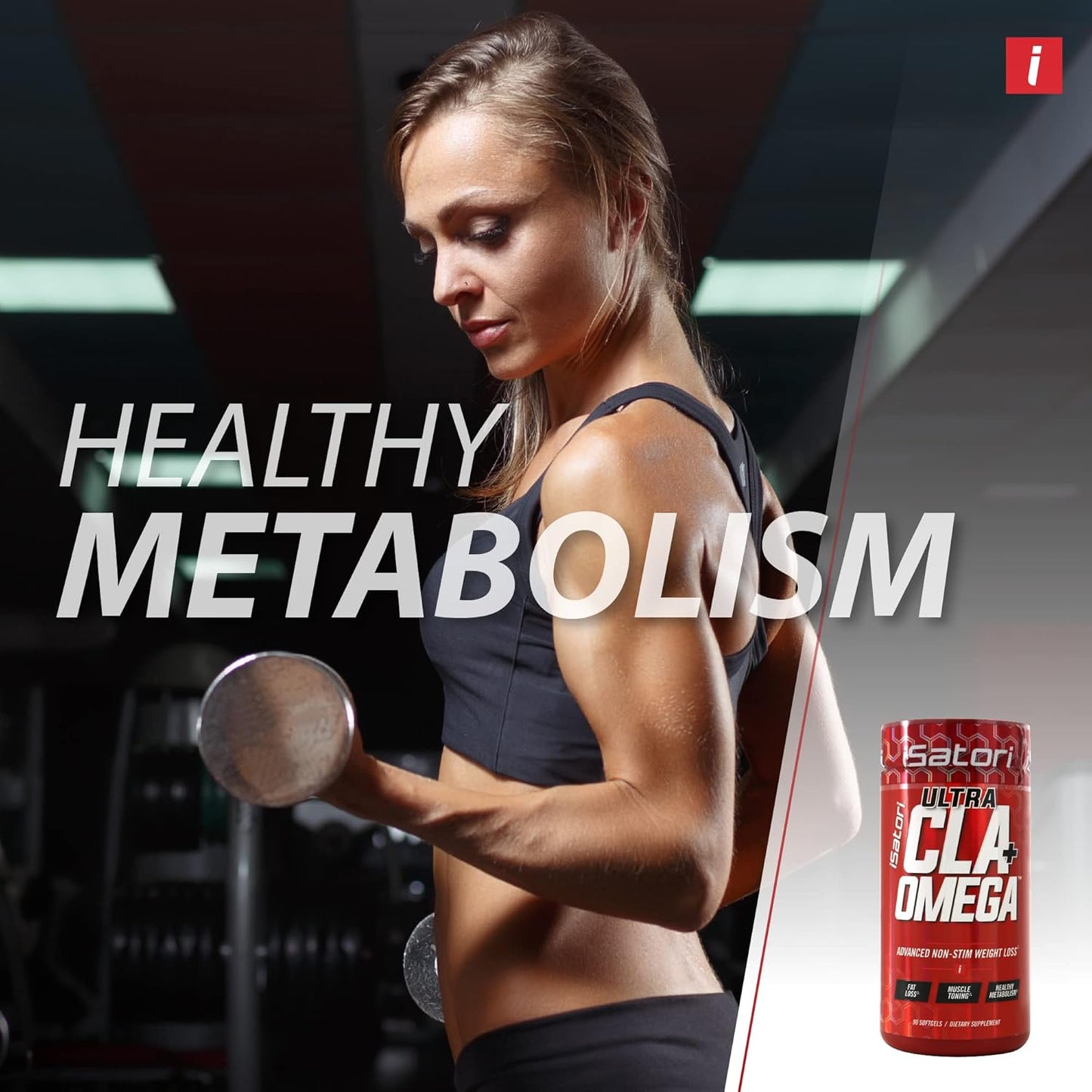 iSatori Ultra CLA Softgels with Liquid L-Carnitine LS3 Grape, Acetyl, Omega 3 6 9 Safflower Oil - 32 Servings